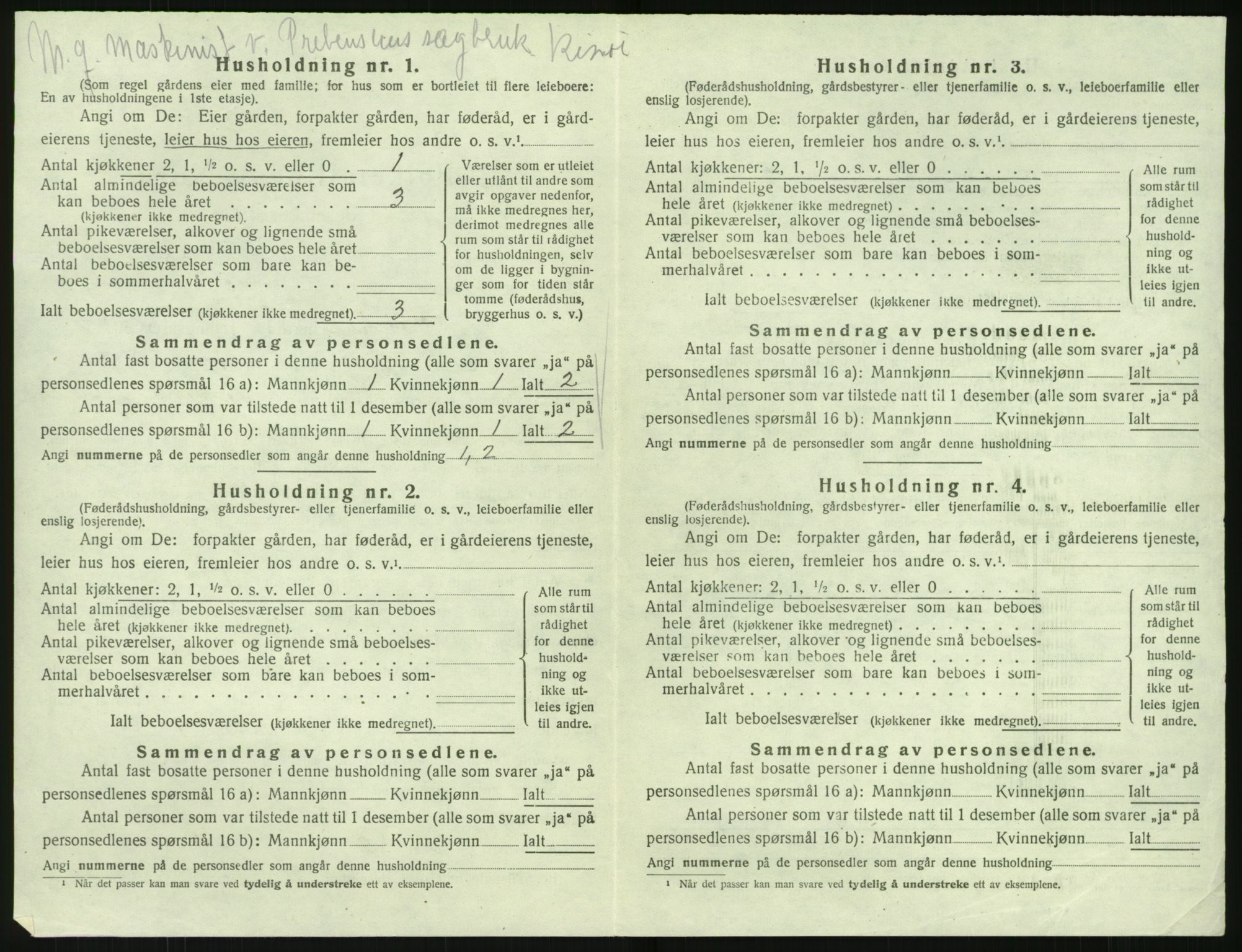 SAK, 1920 census for Søndeled, 1920, p. 568