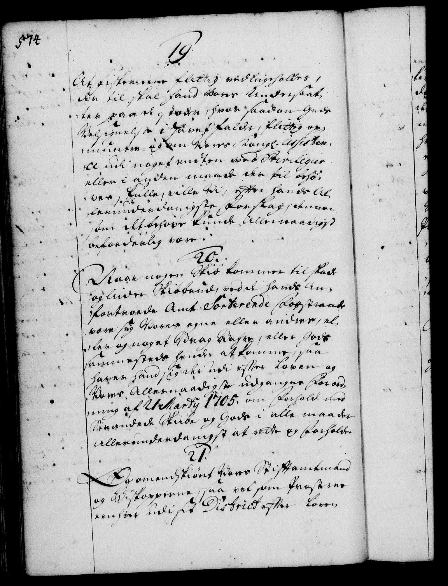 Rentekammeret, Kammerkanselliet, AV/RA-EA-3111/G/Gg/Ggi/L0001: Norsk instruksjonsprotokoll med register (merket RK 53.34), 1720-1729, p. 574