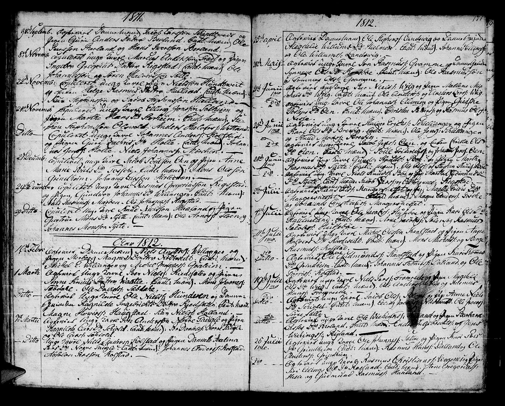 Manger sokneprestembete, SAB/A-76801/H/Haa: Parish register (official) no. A 2, 1792-1815, p. 177