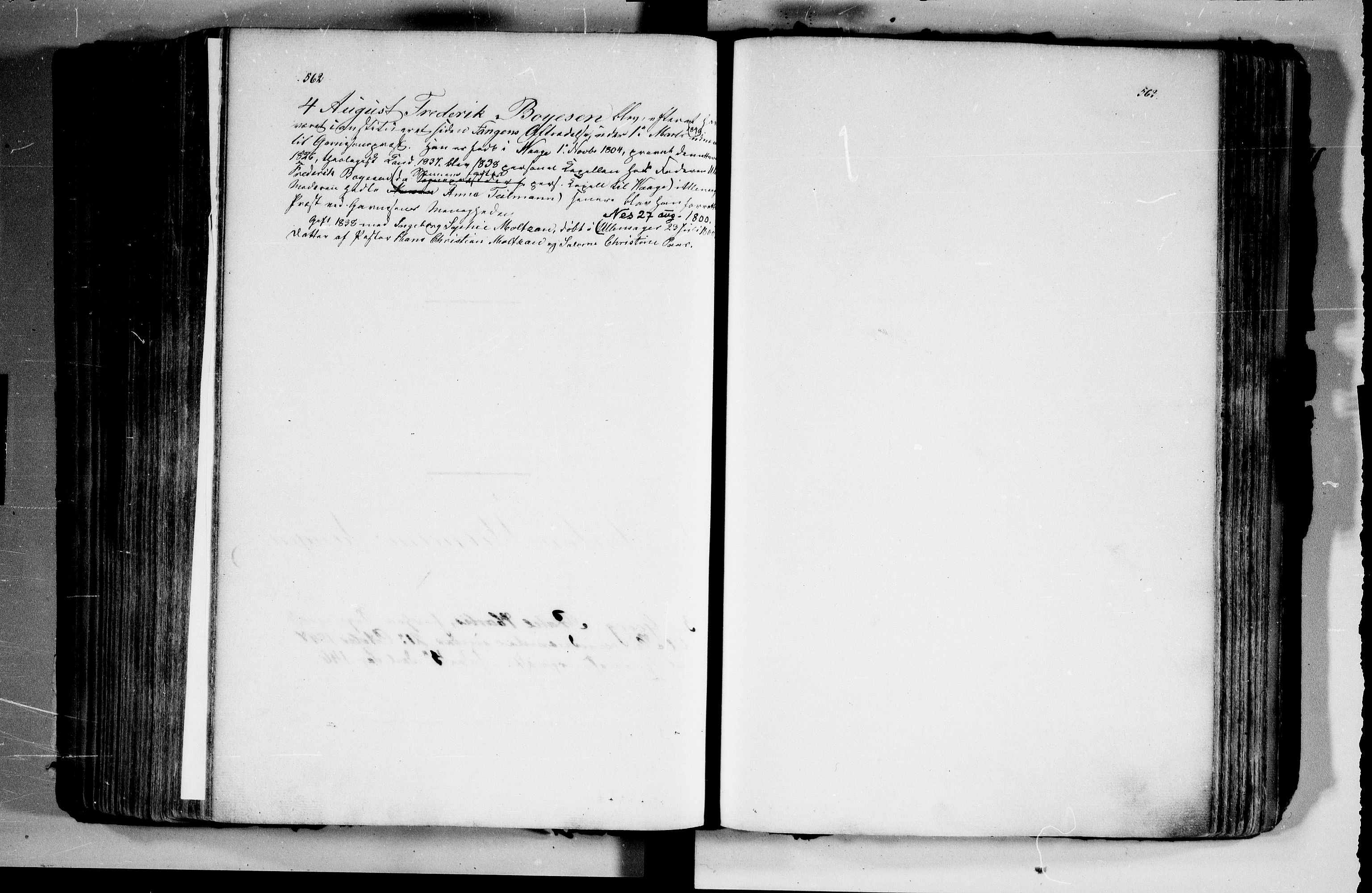 Svendsen, Bastian - etterretninger om geistligheten i Akershus stift, AV/SAO-PAO-0181/D/L0002: Etterretninger del 2, p. 562-563