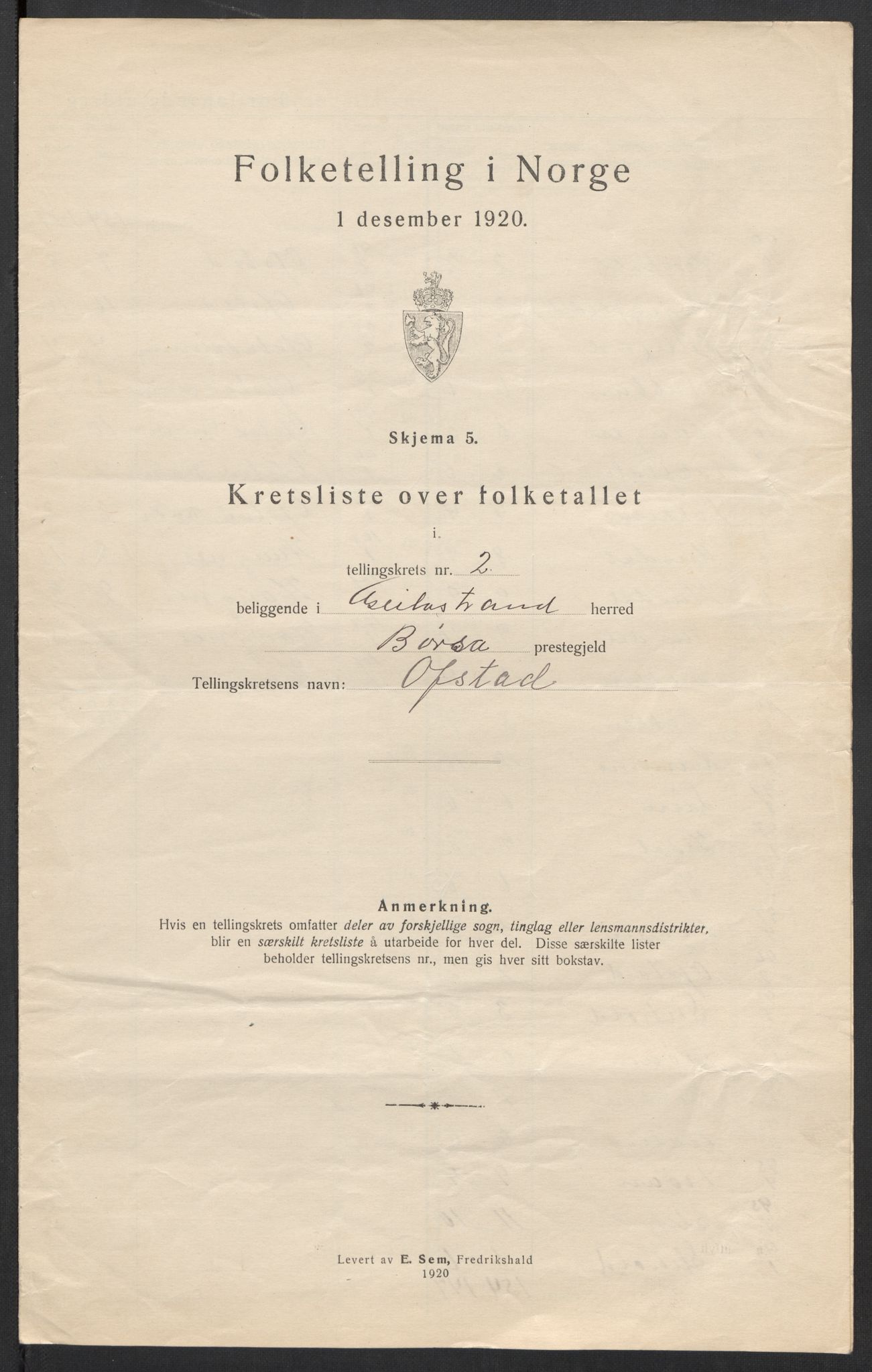 SAT, 1920 census for Geitastrand, 1920, p. 13