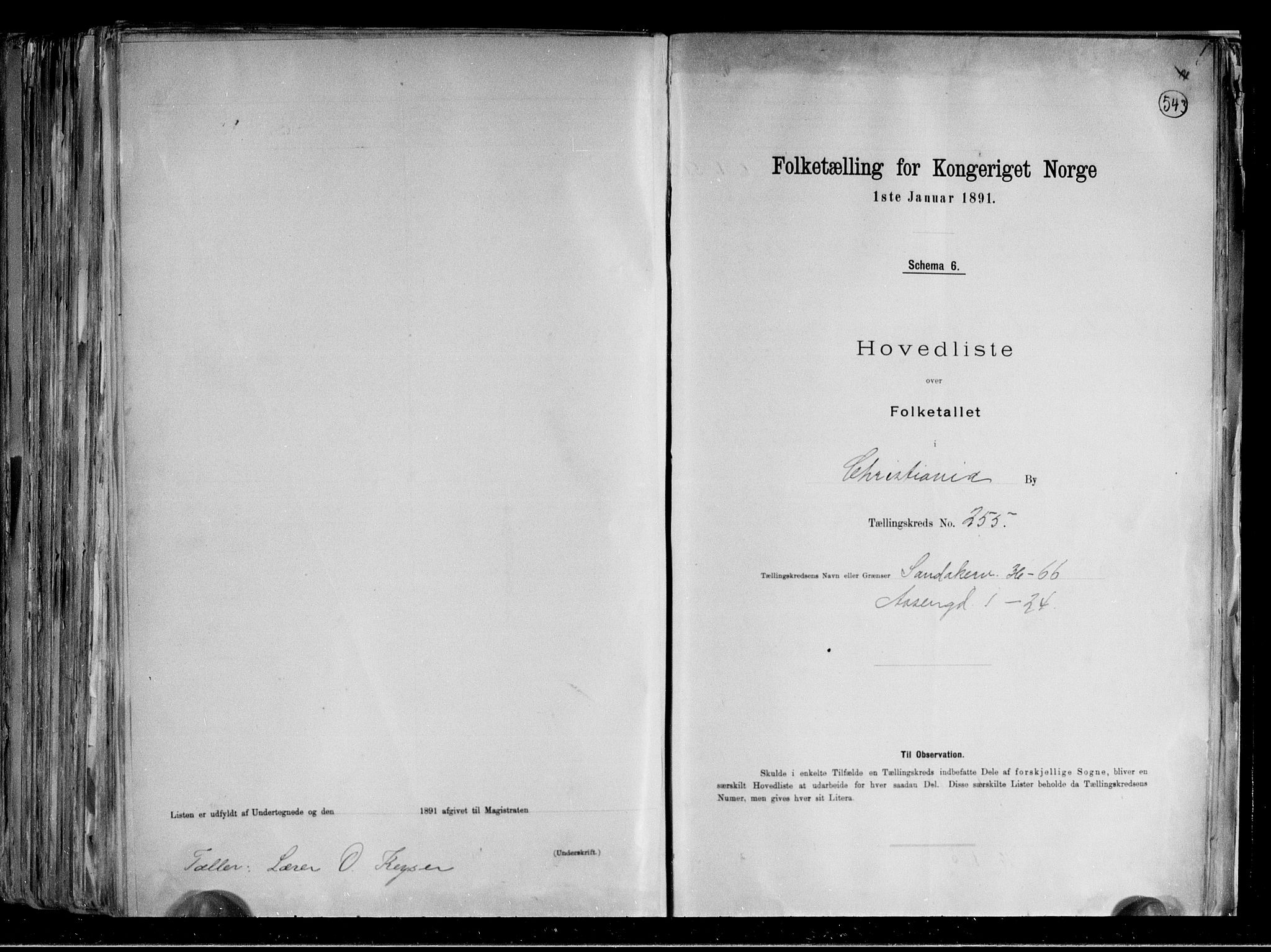 RA, 1891 census for 0301 Kristiania, 1891, p. 151055