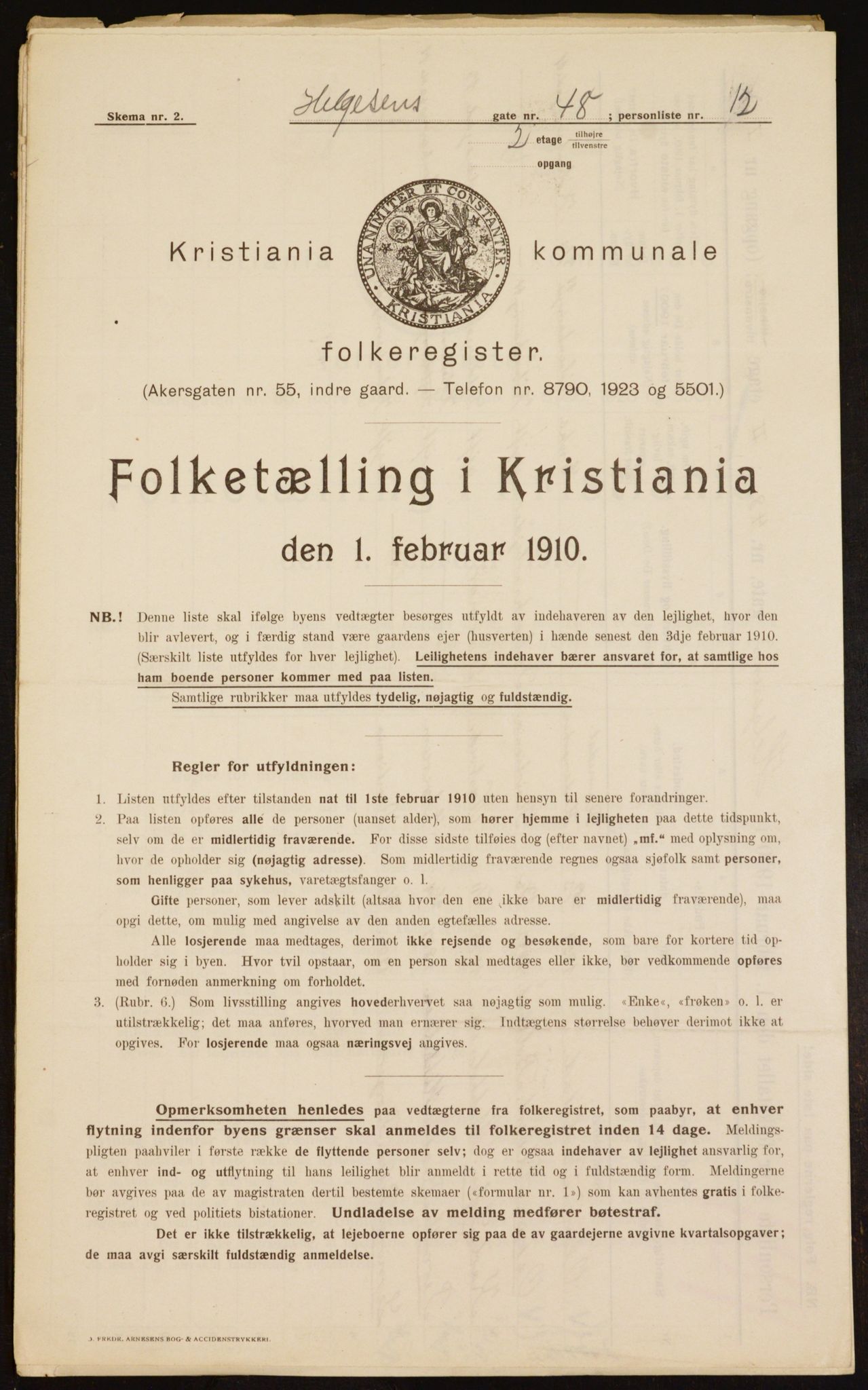 OBA, Municipal Census 1910 for Kristiania, 1910, p. 37114