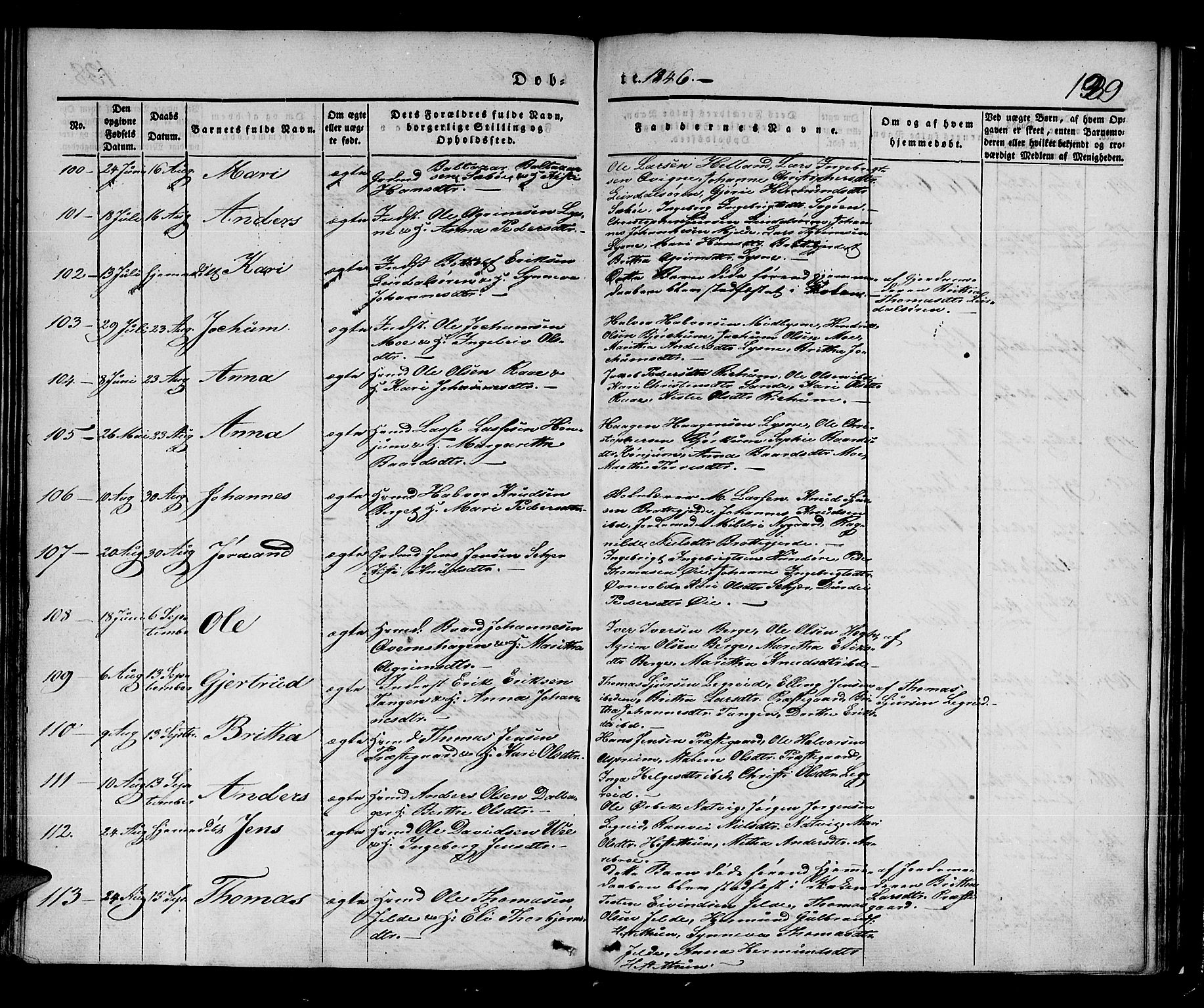 Lærdal sokneprestembete, AV/SAB-A-81201: Parish register (official) no. A 6, 1835-1849, p. 139