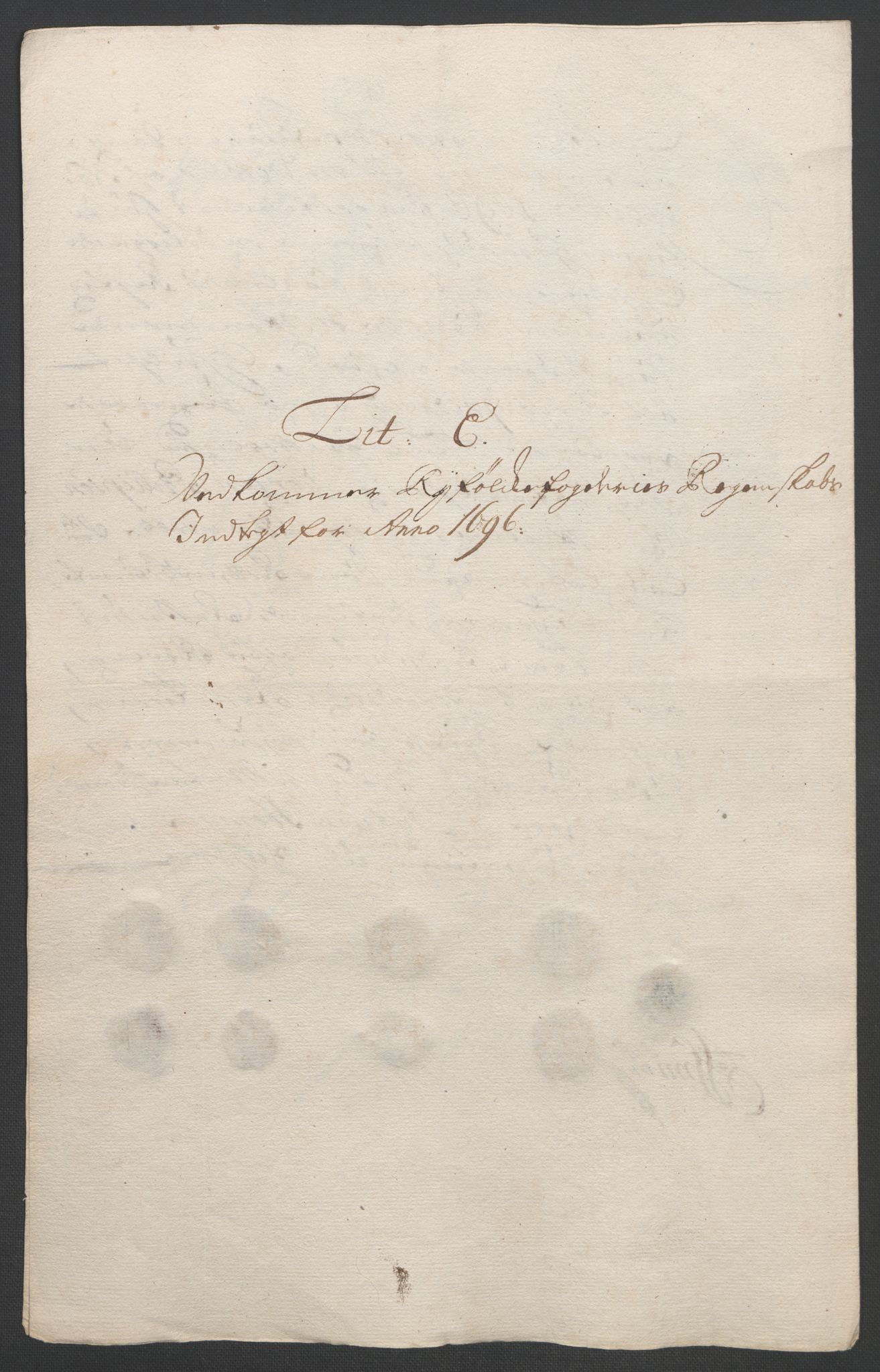 Rentekammeret inntil 1814, Reviderte regnskaper, Fogderegnskap, RA/EA-4092/R47/L2857: Fogderegnskap Ryfylke, 1694-1696, p. 268
