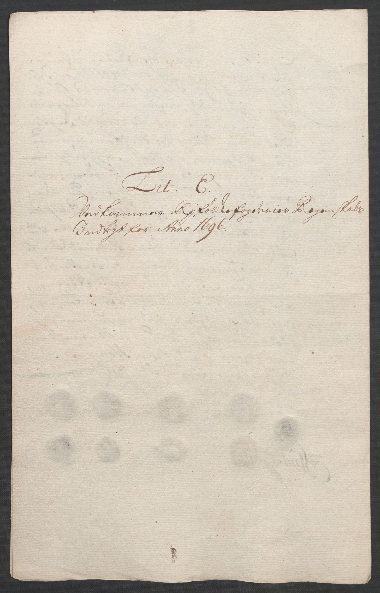 Rentekammeret inntil 1814, Reviderte regnskaper, Fogderegnskap, AV/RA-EA-4092/R47/L2857: Fogderegnskap Ryfylke, 1694-1696, p. 268