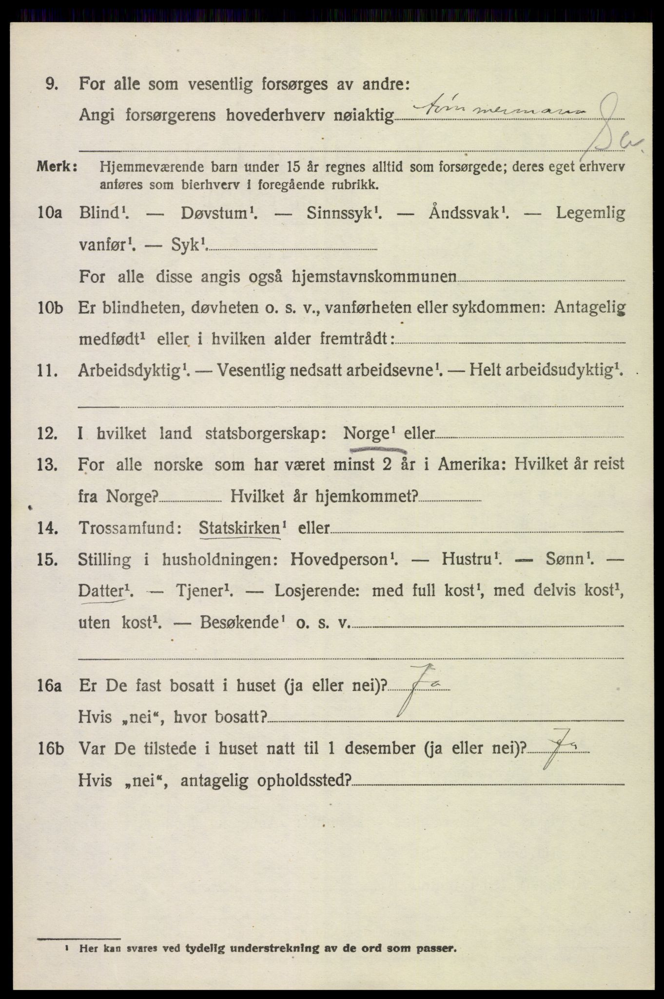 SAH, 1920 census for Løten, 1920, p. 4338