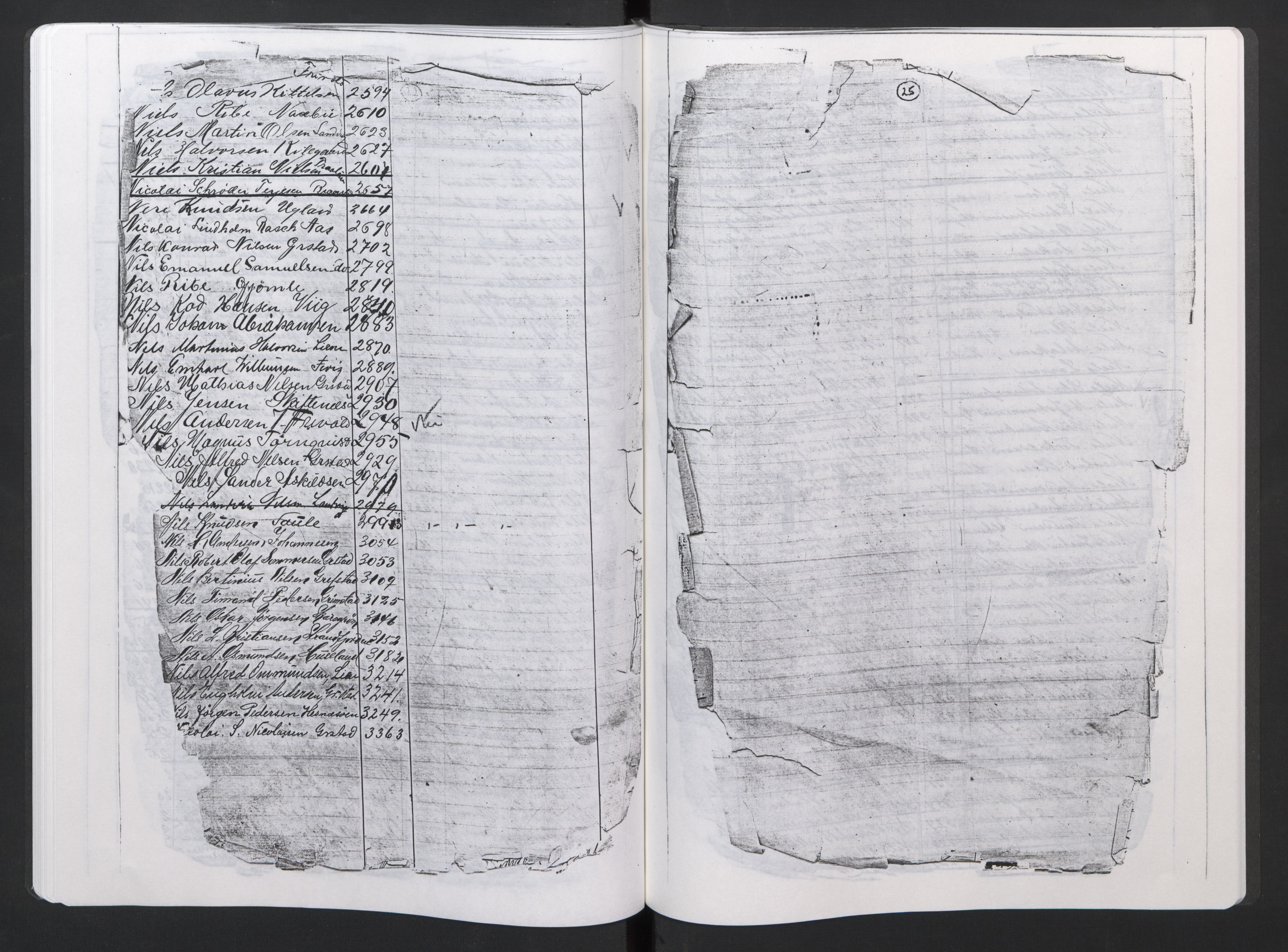 Grimstad mønstringskrets, AV/SAK-2031-0013/F/Fb/L0015/0002: Register til hovedruller og patenter, V-28 / Register til hovedrulle nr 1-3387 og hovedrulle A (brukskopi), 1868-1920, p. 27