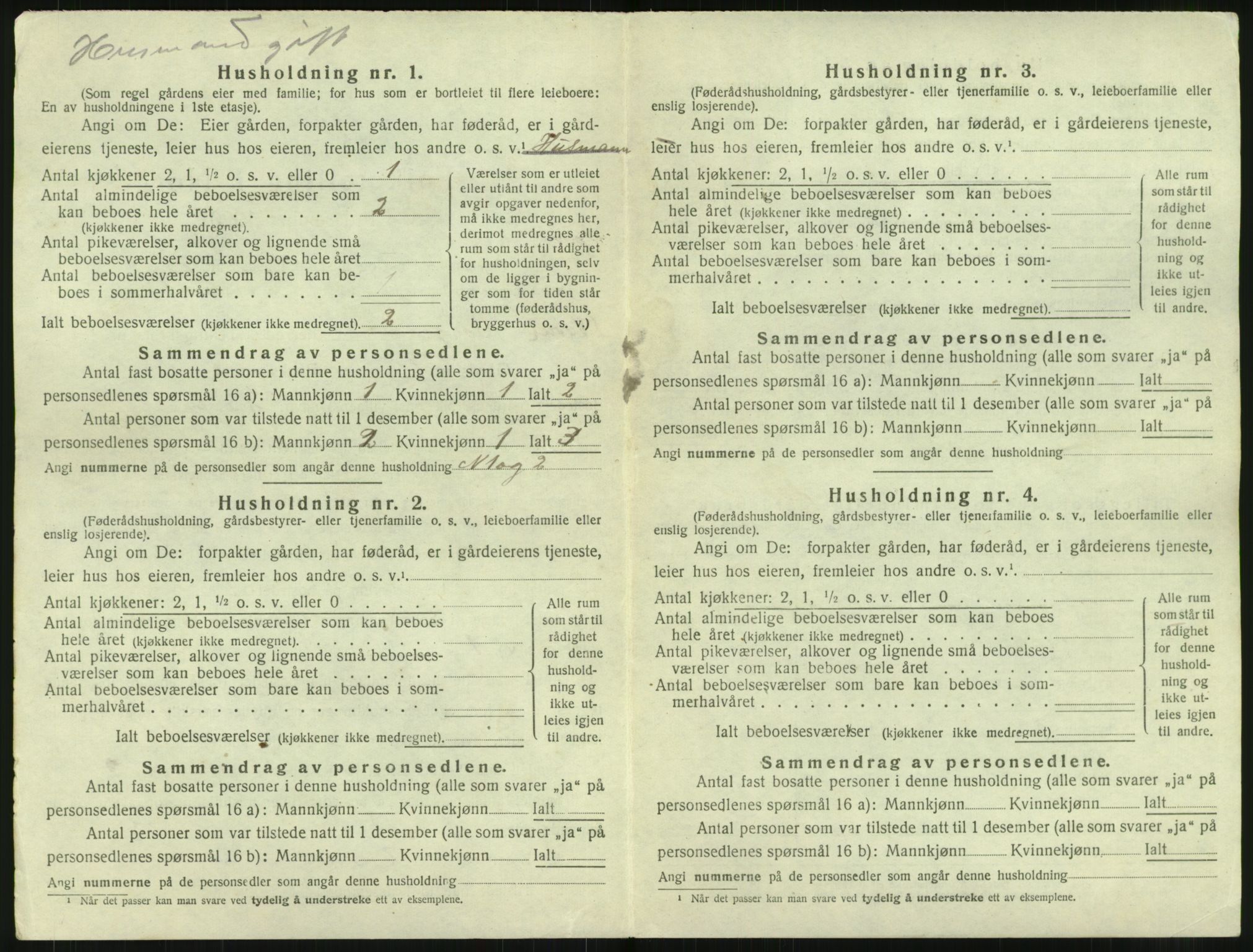 SAT, 1920 census for Borge, 1920, p. 1346