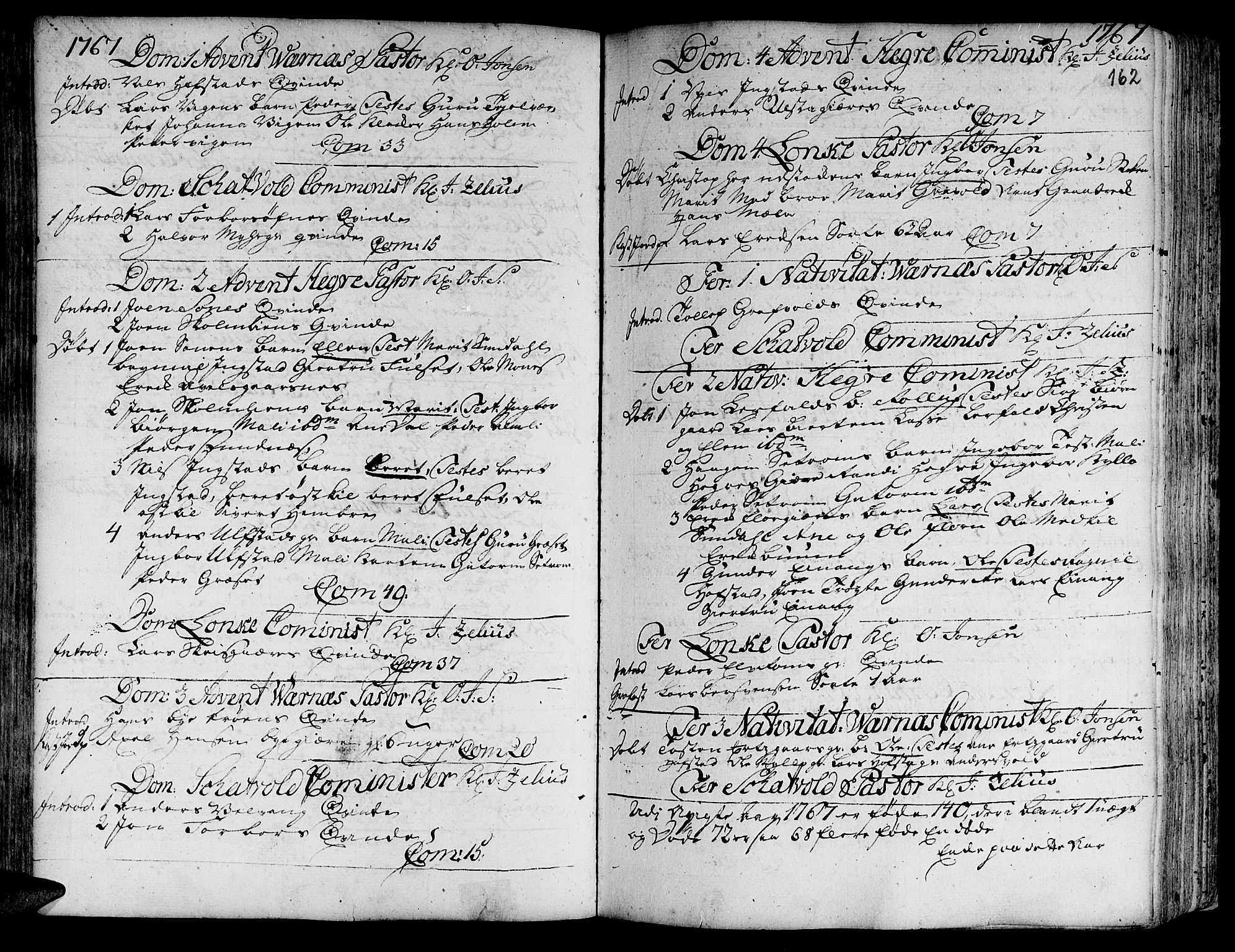Ministerialprotokoller, klokkerbøker og fødselsregistre - Nord-Trøndelag, SAT/A-1458/709/L0057: Parish register (official) no. 709A05, 1755-1780, p. 162