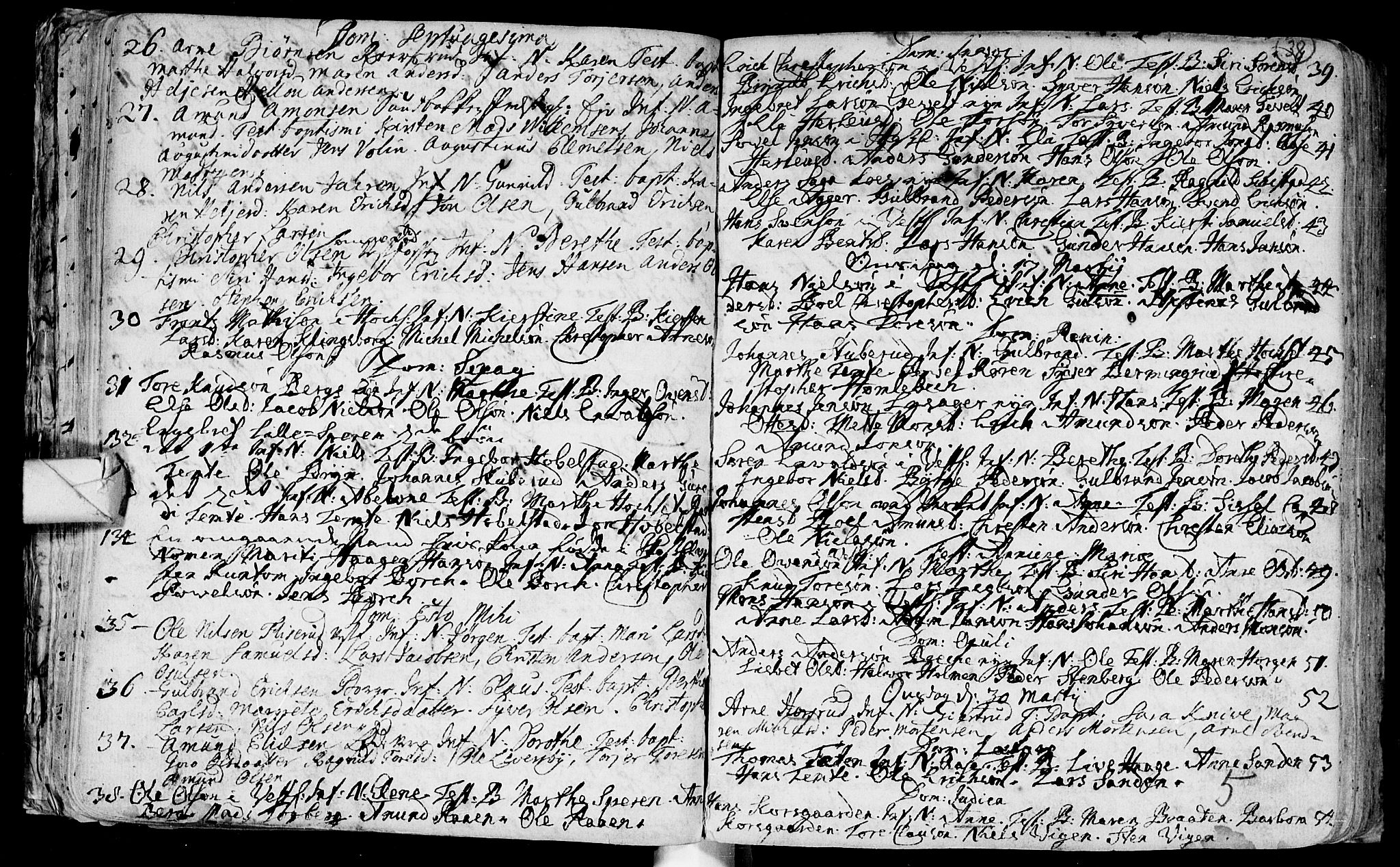 Eiker kirkebøker, AV/SAKO-A-4/F/Fa/L0003: Parish register (official) no. I 3, 1724-1753, p. 38
