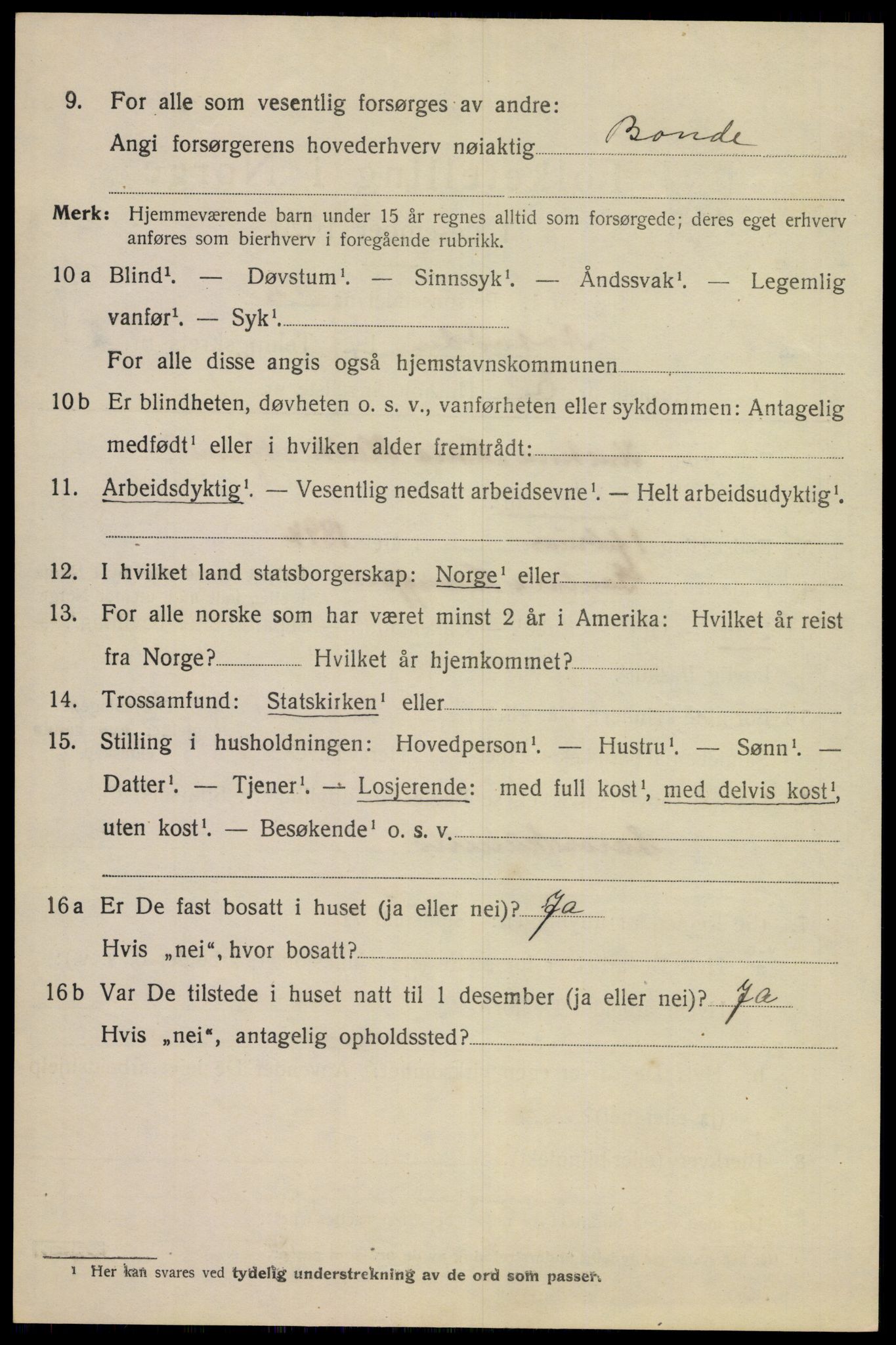 SAKO, 1920 census for Notodden, 1920, p. 7571
