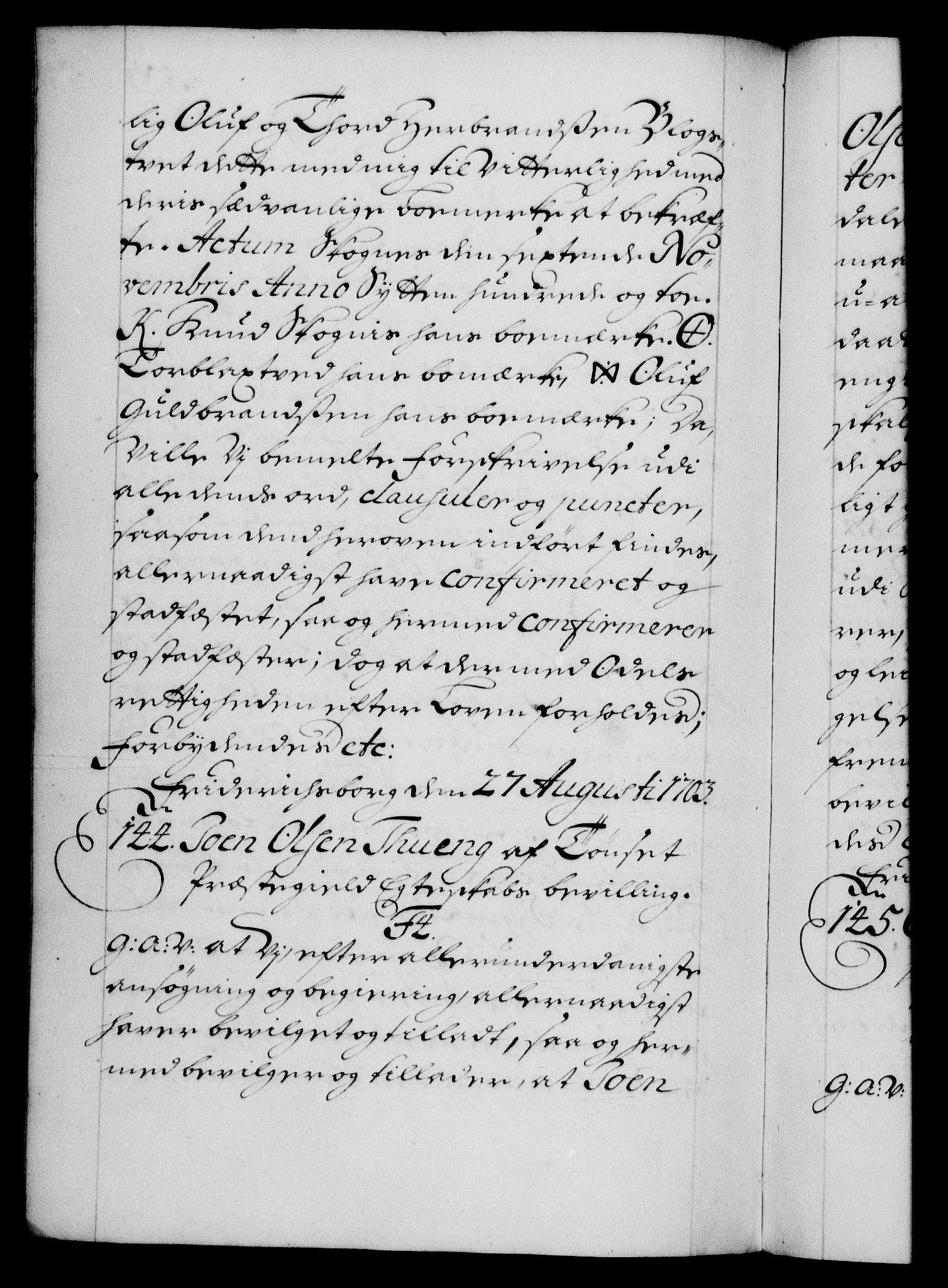 Danske Kanselli 1572-1799, RA/EA-3023/F/Fc/Fca/Fcaa/L0018: Norske registre, 1699-1703, p. 537b