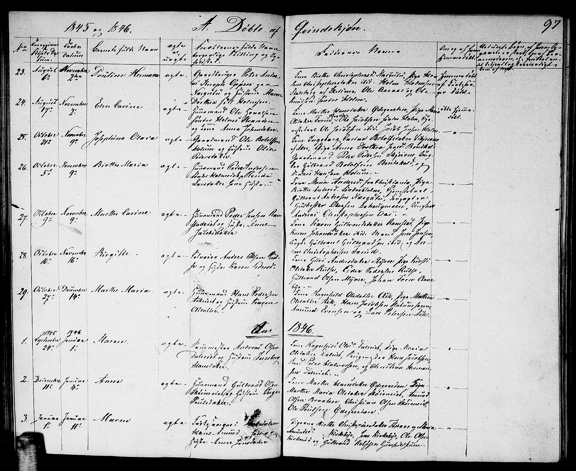 Nittedal prestekontor Kirkebøker, SAO/A-10365a/F/Fa/L0004: Parish register (official) no. I 4, 1836-1849, p. 97