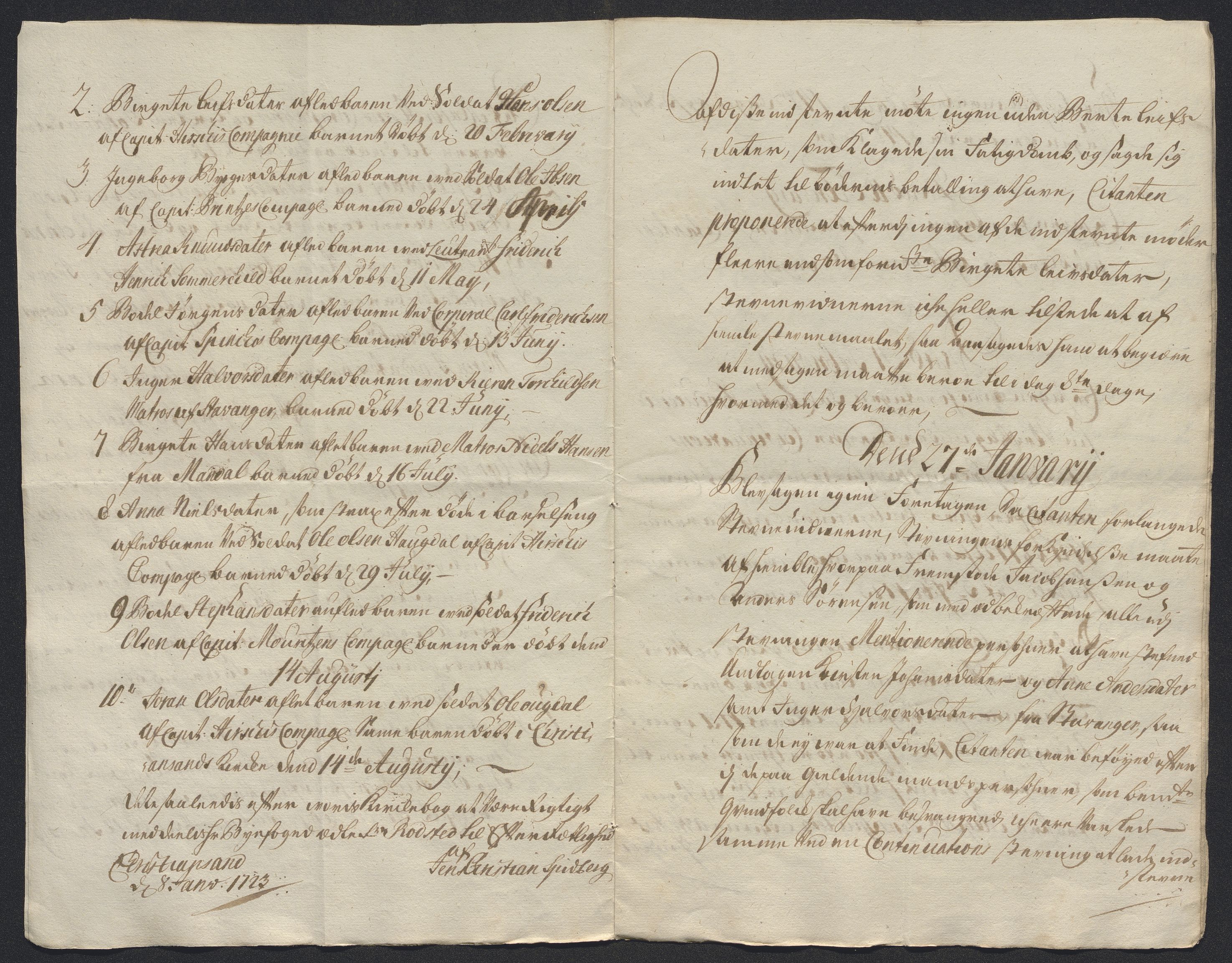 Rentekammeret inntil 1814, Reviderte regnskaper, Byregnskaper, AV/RA-EA-4066/R/Rm/L0286: [M19] Sikt og sakefall, 1719-1727, p. 186