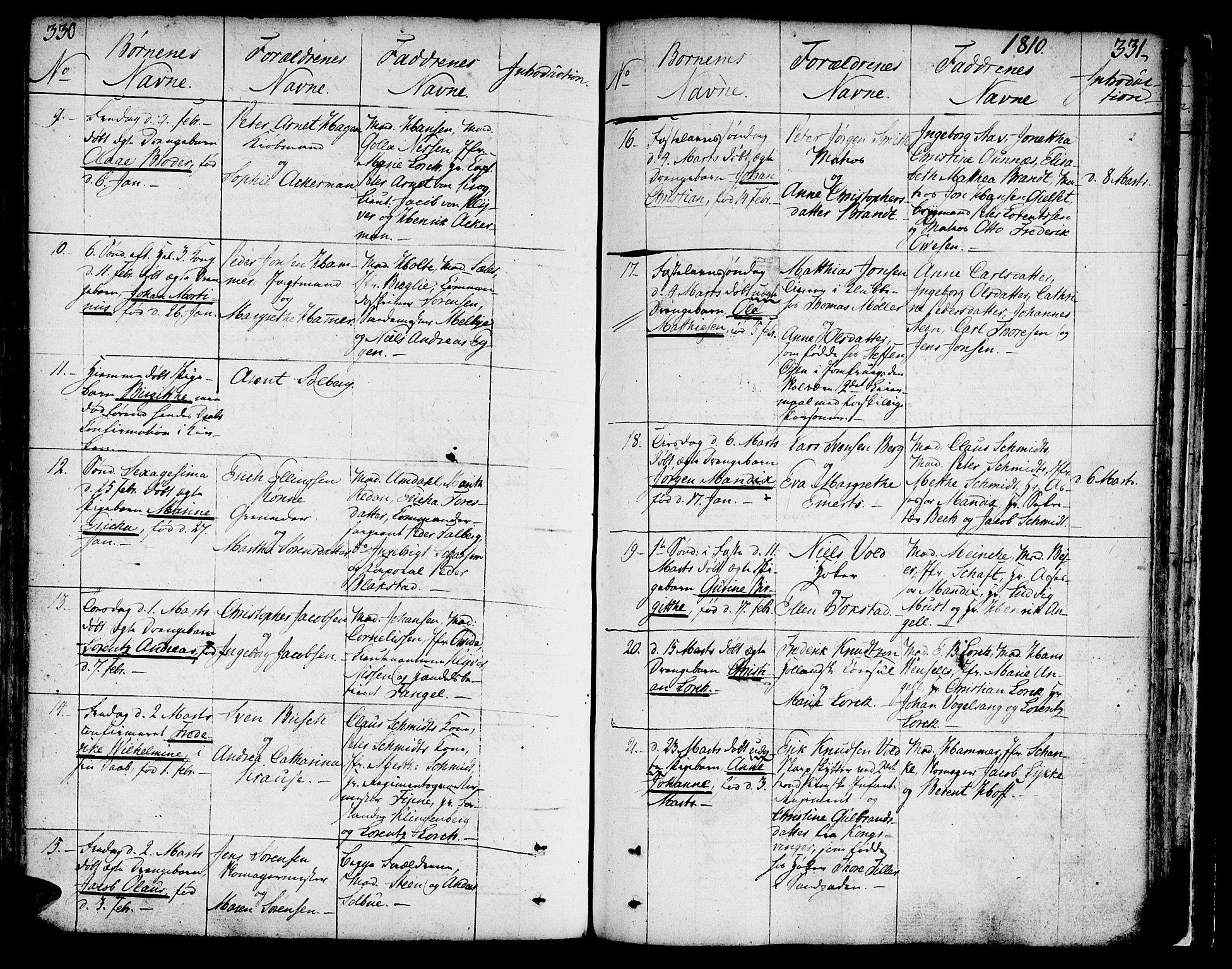 Ministerialprotokoller, klokkerbøker og fødselsregistre - Sør-Trøndelag, SAT/A-1456/602/L0104: Parish register (official) no. 602A02, 1774-1814, p. 330-331