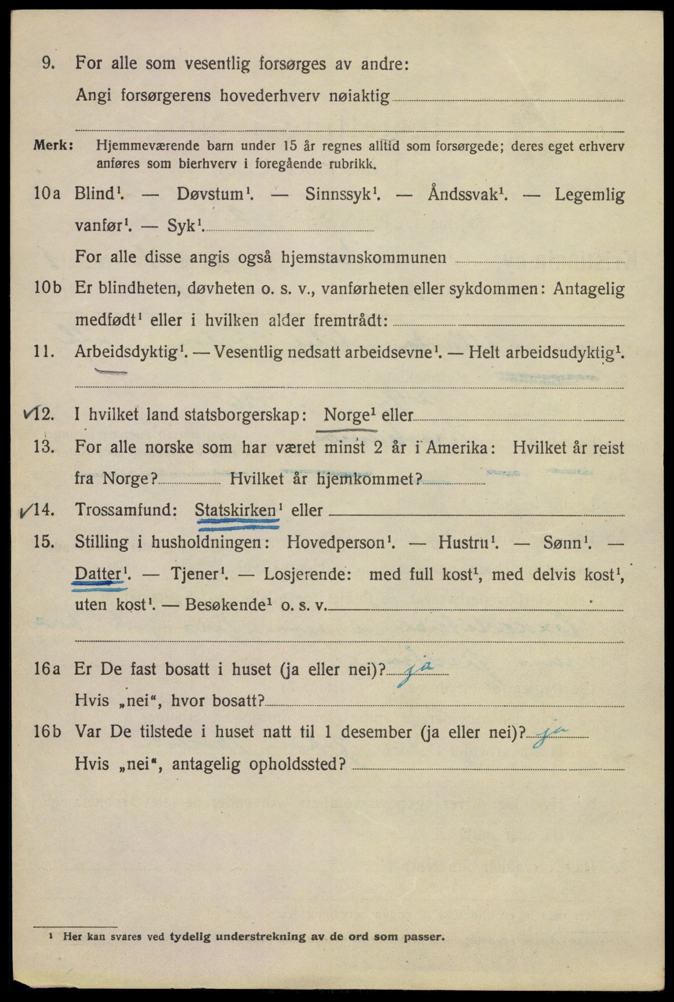 SAO, 1920 census for Kristiania, 1920, p. 596020