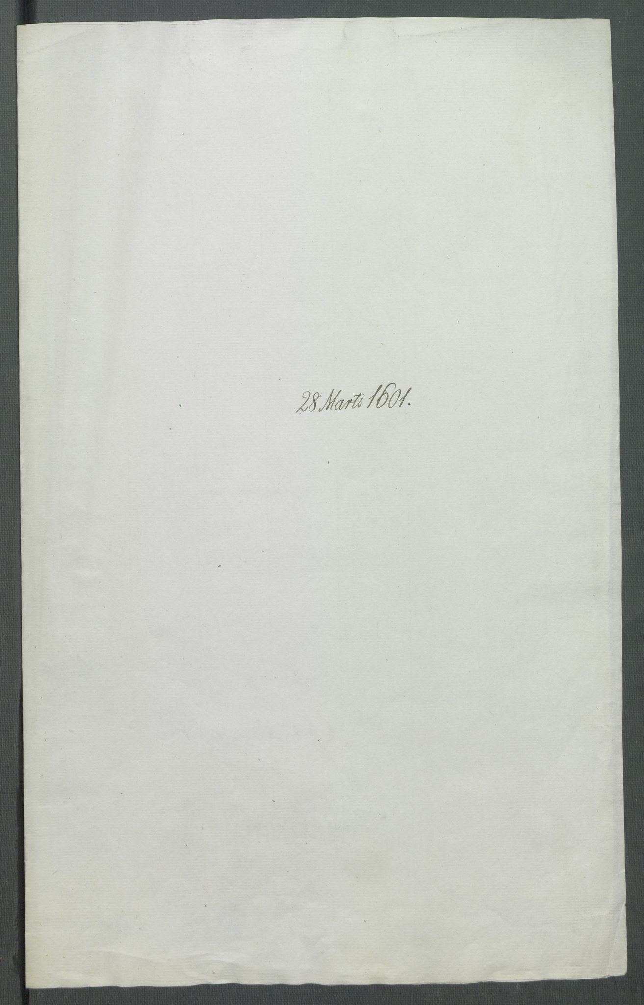 Riksarkivets diplomsamling, AV/RA-EA-5965/F02/L0110: Dokumenter, 1601, p. 31