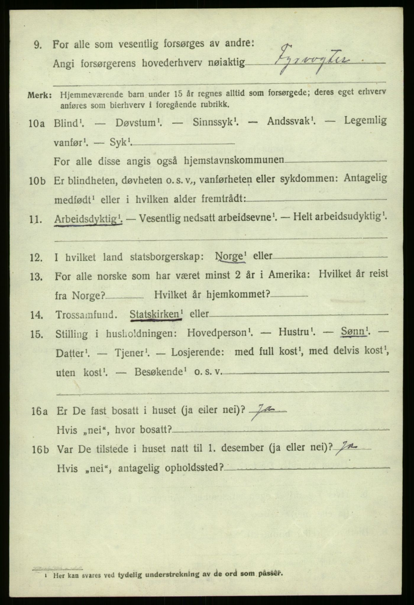 SAB, 1920 census for Askvoll, 1920, p. 6749