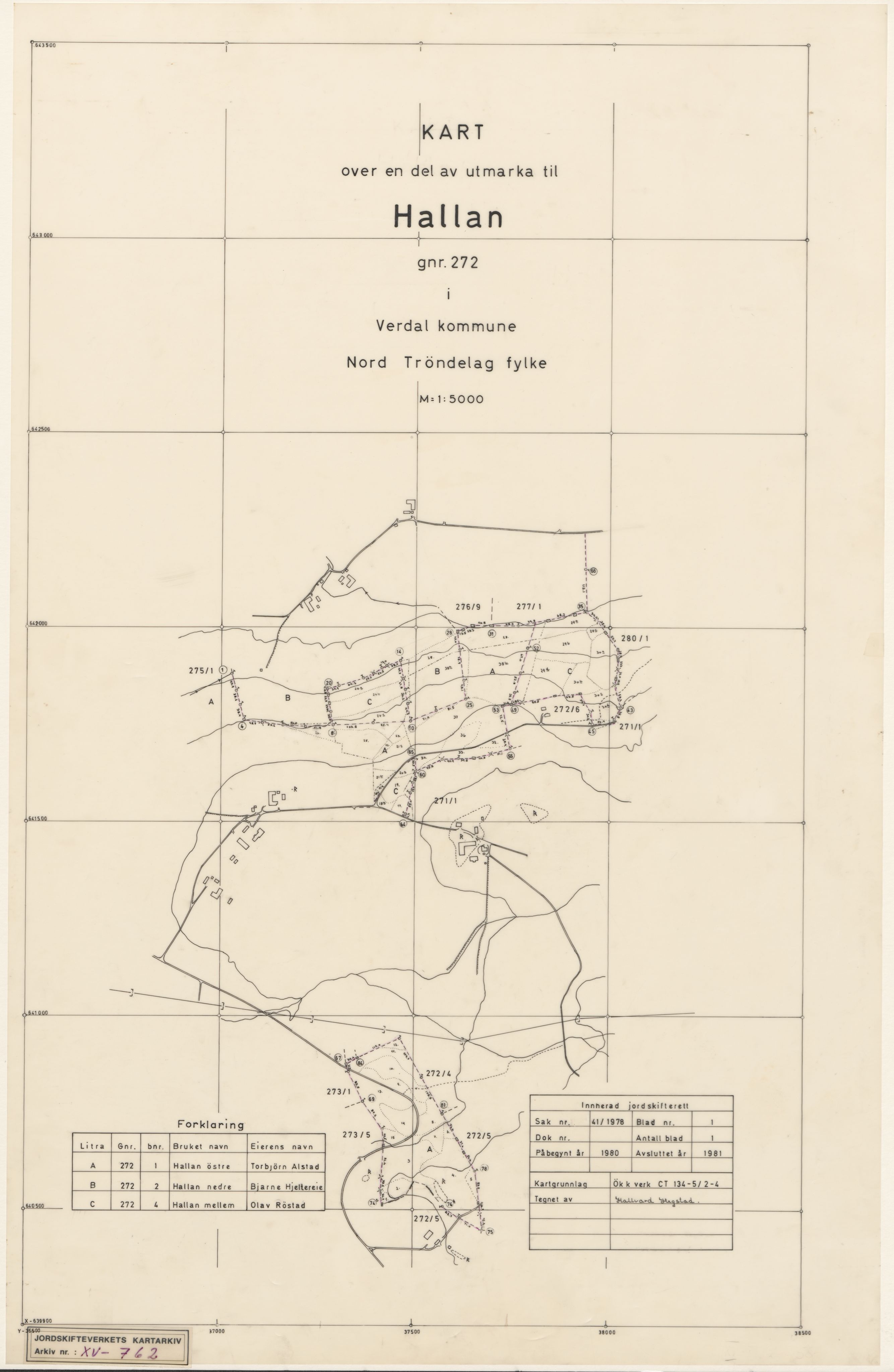 Jordskifteverkets kartarkiv, AV/RA-S-3929/T, 1859-1988, p. 1024