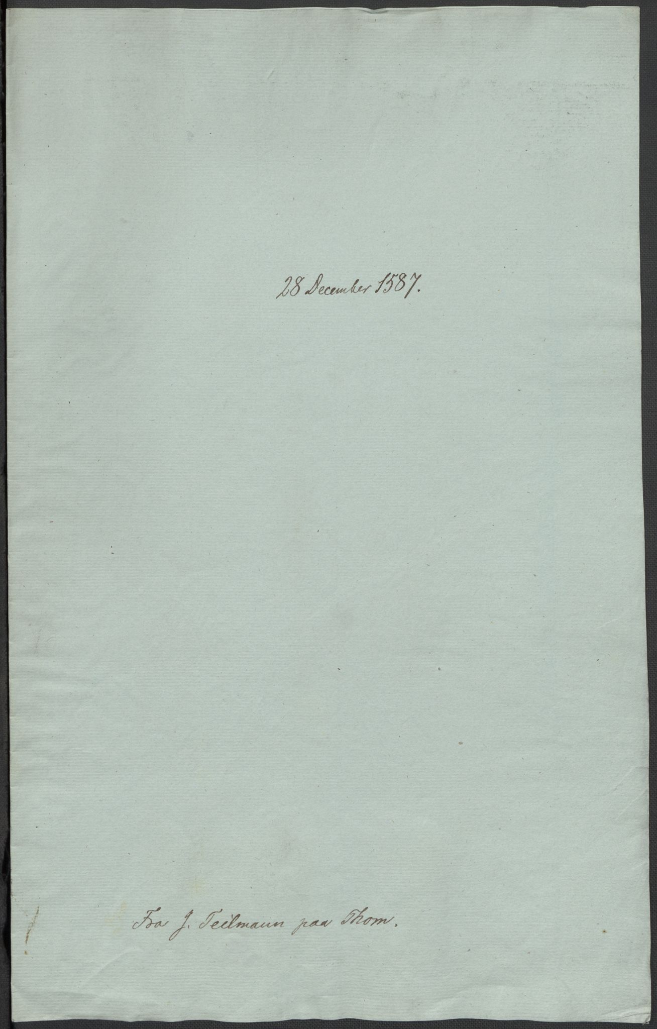 Riksarkivets diplomsamling, RA/EA-5965/F02/L0088: Dokumenter, 1586-1587, p. 130