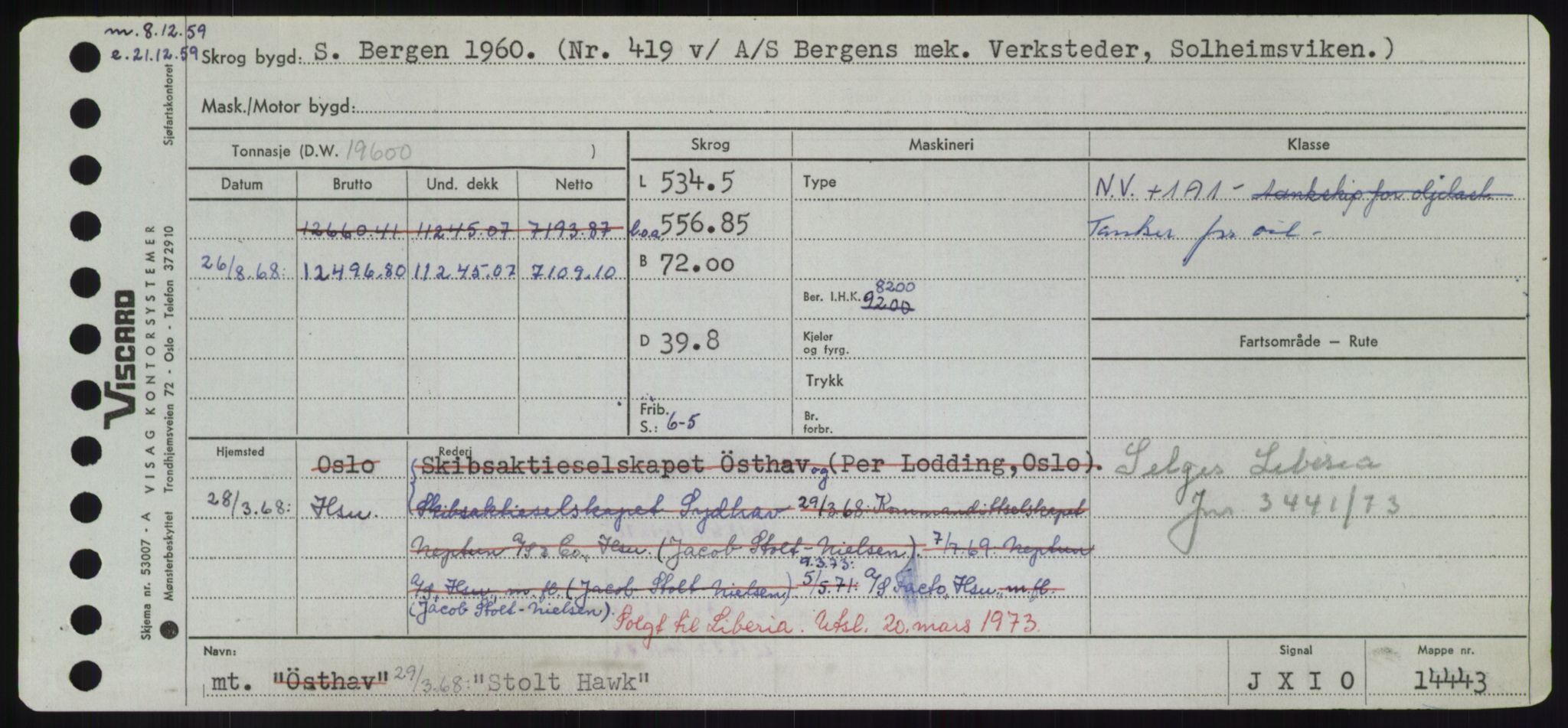 Sjøfartsdirektoratet med forløpere, Skipsmålingen, RA/S-1627/H/Hd/L0036: Fartøy, St, p. 411