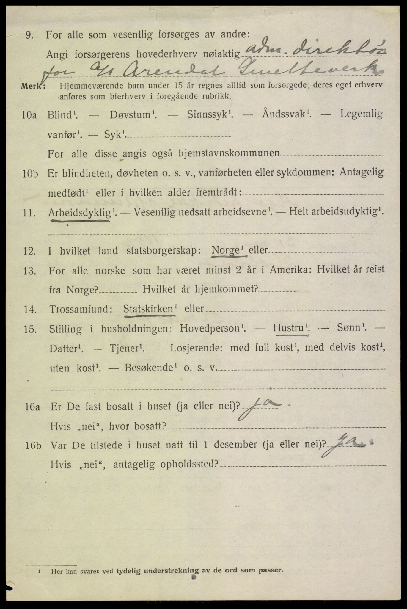 SAK, 1920 census for Stokken, 1920, p. 3715