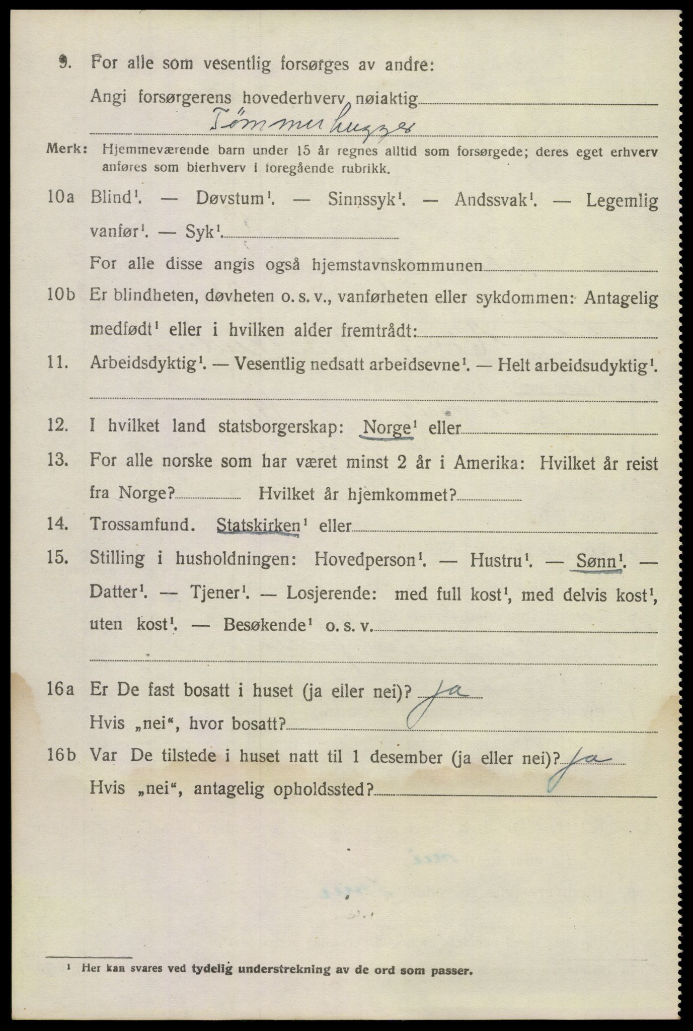 SAKO, 1920 census for Drangedal, 1920, p. 6128