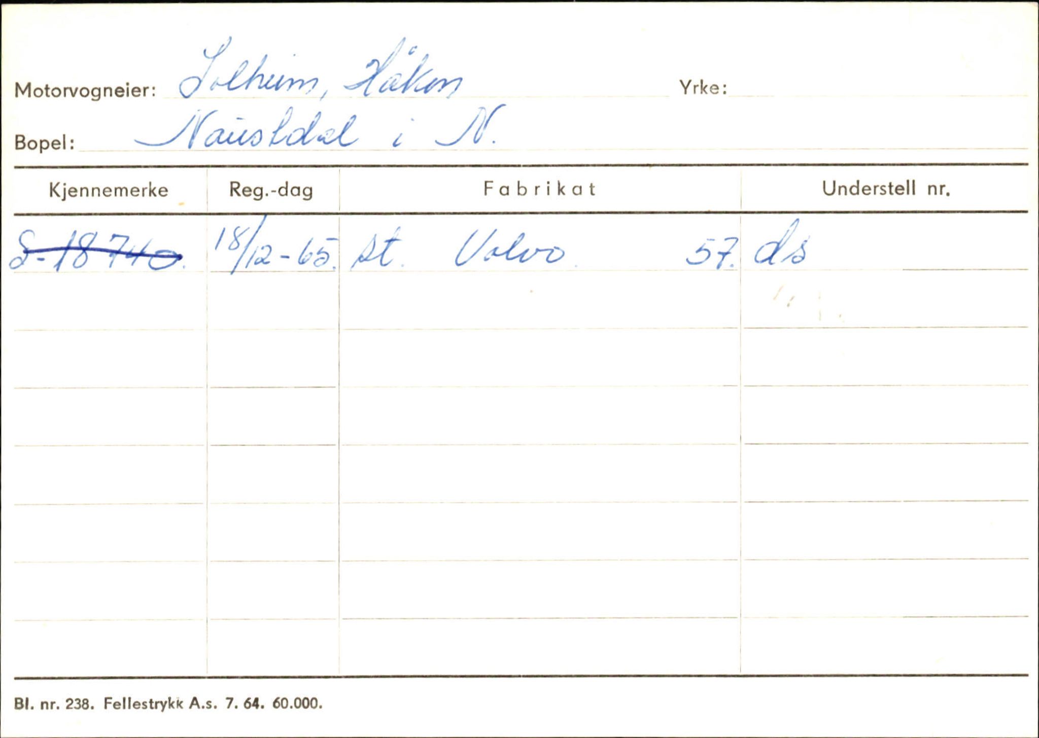 Statens vegvesen, Sogn og Fjordane vegkontor, AV/SAB-A-5301/4/F/L0129: Eigarregistrer Eid A-S, 1945-1975, p. 2550