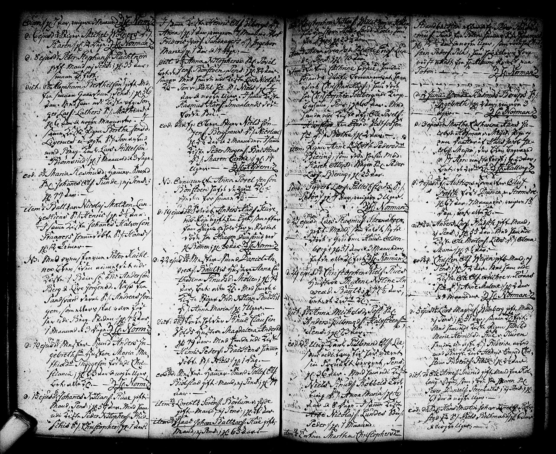 Kongsberg kirkebøker, AV/SAKO-A-22/F/Fa/L0006: Parish register (official) no. I 6, 1783-1797, p. 273