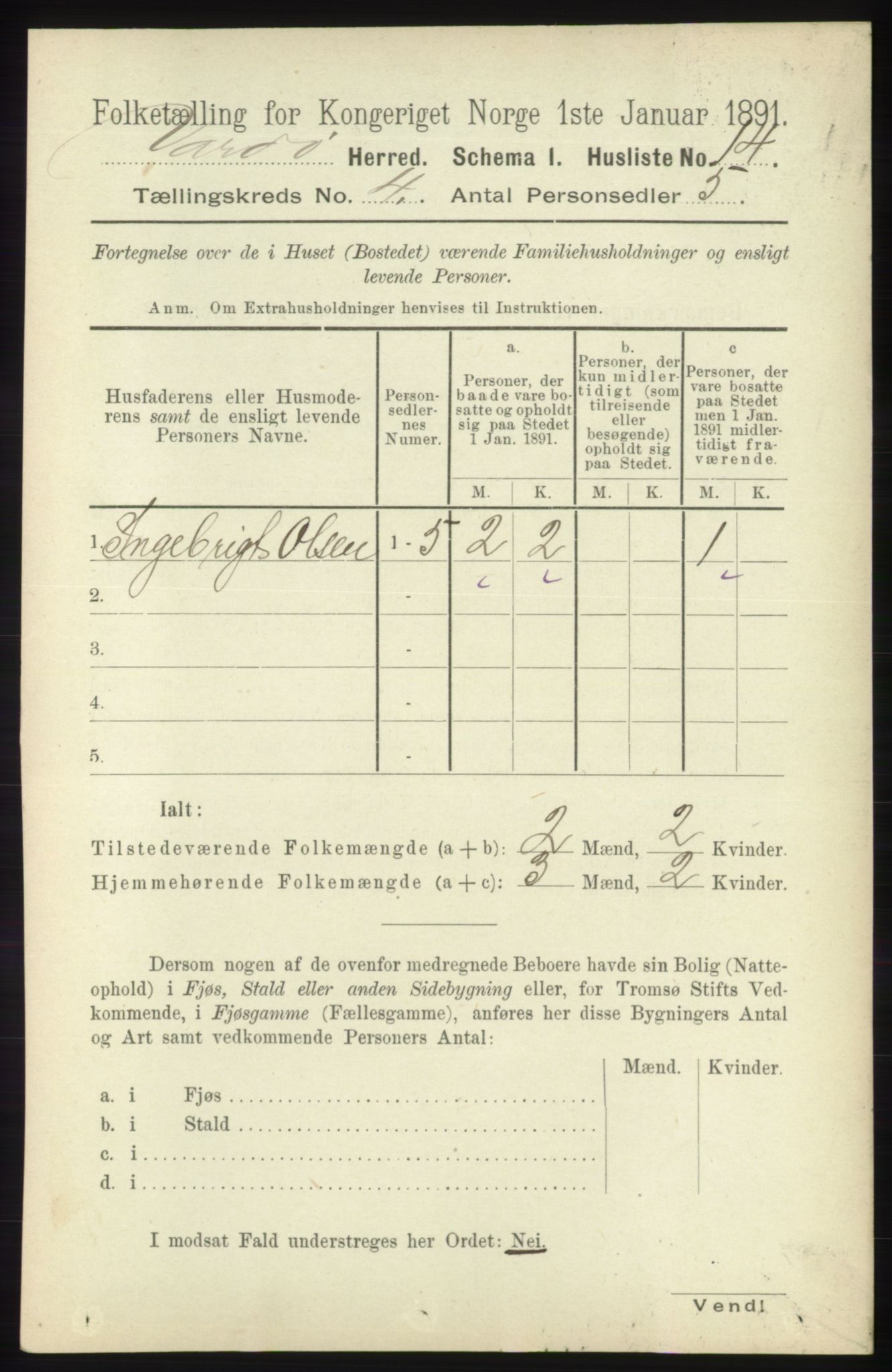 RA, 1891 census for 2028 Vardø, 1891, p. 1068