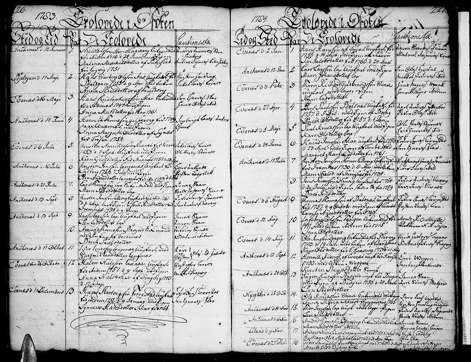 Ministerialprotokoller, klokkerbøker og fødselsregistre - Nordland, SAT/A-1459/863/L0892: Parish register (official) no. 863A04, 1765-1794, p. 226-227
