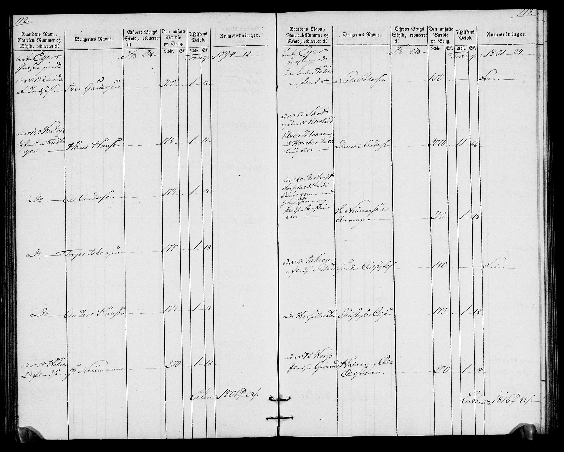 Rentekammeret inntil 1814, Realistisk ordnet avdeling, AV/RA-EA-4070/N/Ne/Nea/L0065: Buskerud fogderi. Oppebørselsregister for Eiker, Modum og Sigdal prestegjeld, 1803-1804, p. 60