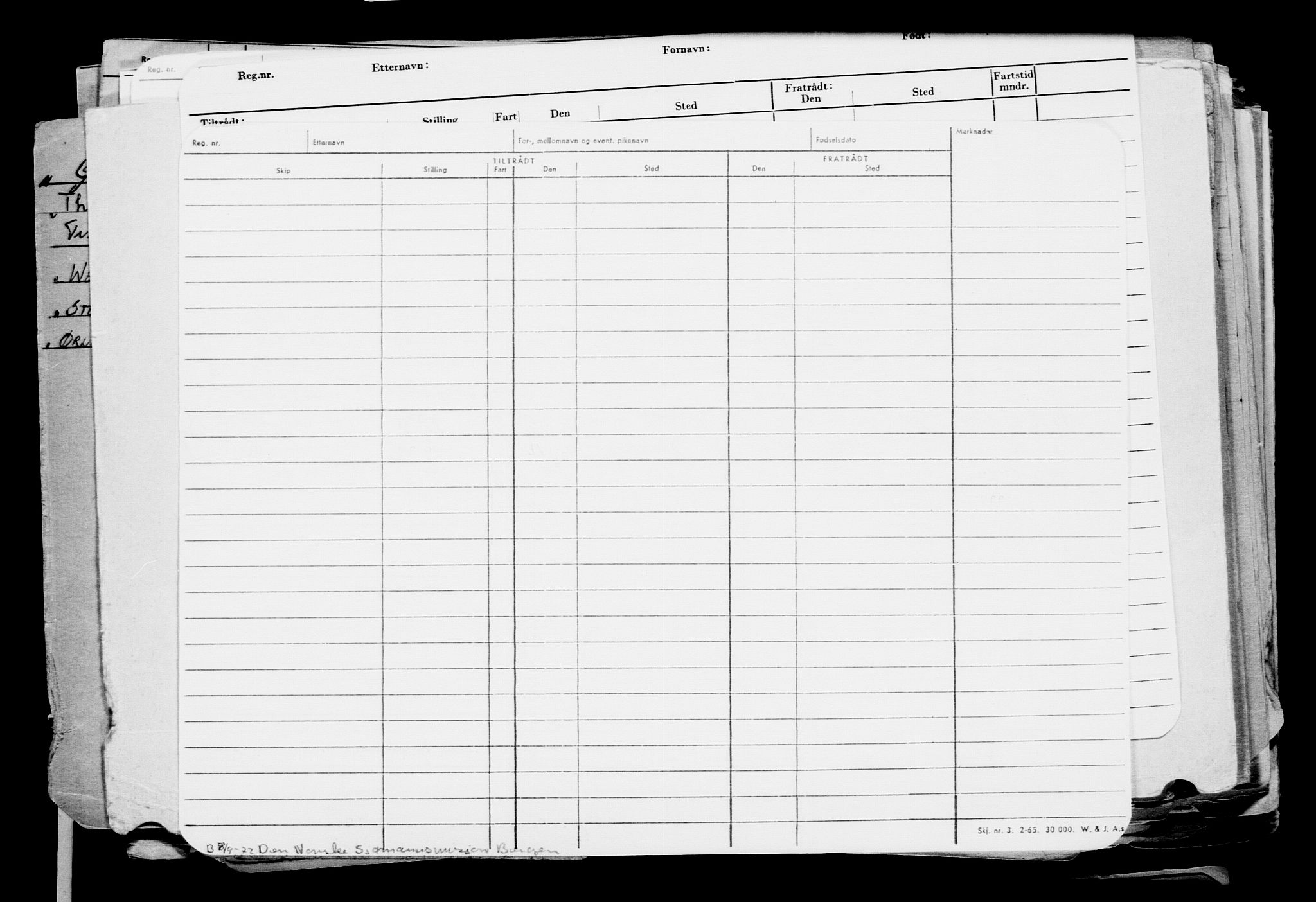 Direktoratet for sjømenn, AV/RA-S-3545/G/Gb/L0076: Hovedkort, 1908, p. 397