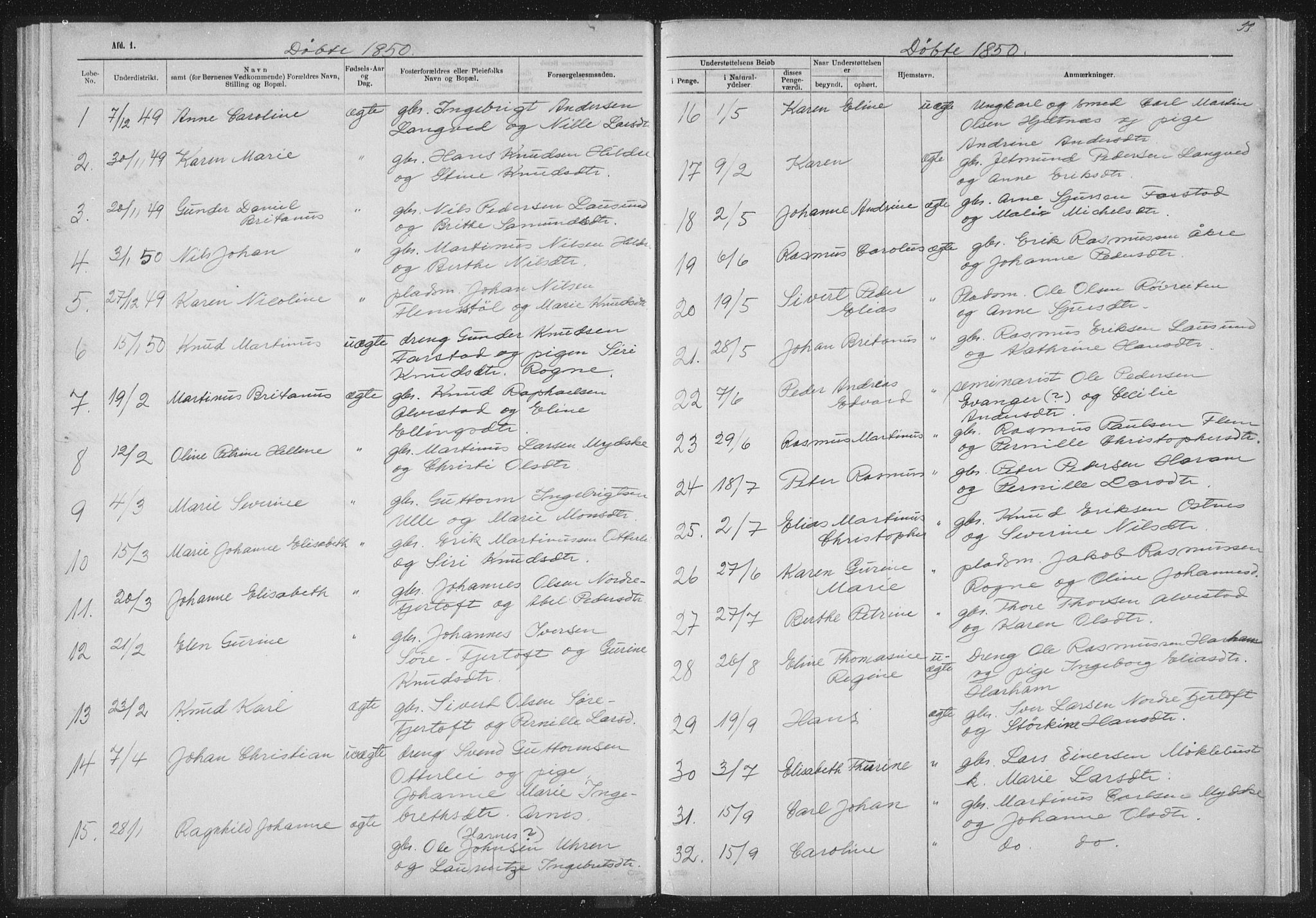 Ministerialprotokoller, klokkerbøker og fødselsregistre - Møre og Romsdal, AV/SAT-A-1454/536/L0514: Parish register (official) no. 536D01, 1840-1875, p. 33