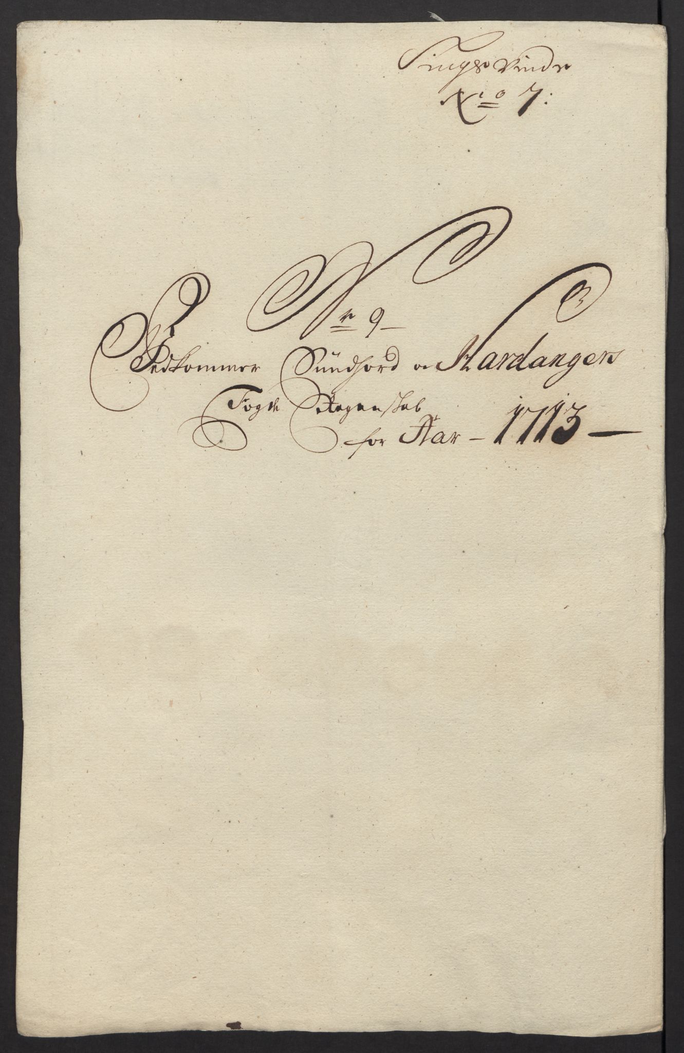 Rentekammeret inntil 1814, Reviderte regnskaper, Fogderegnskap, AV/RA-EA-4092/R48/L2989: Fogderegnskap Sunnhordland og Hardanger, 1713, p. 143