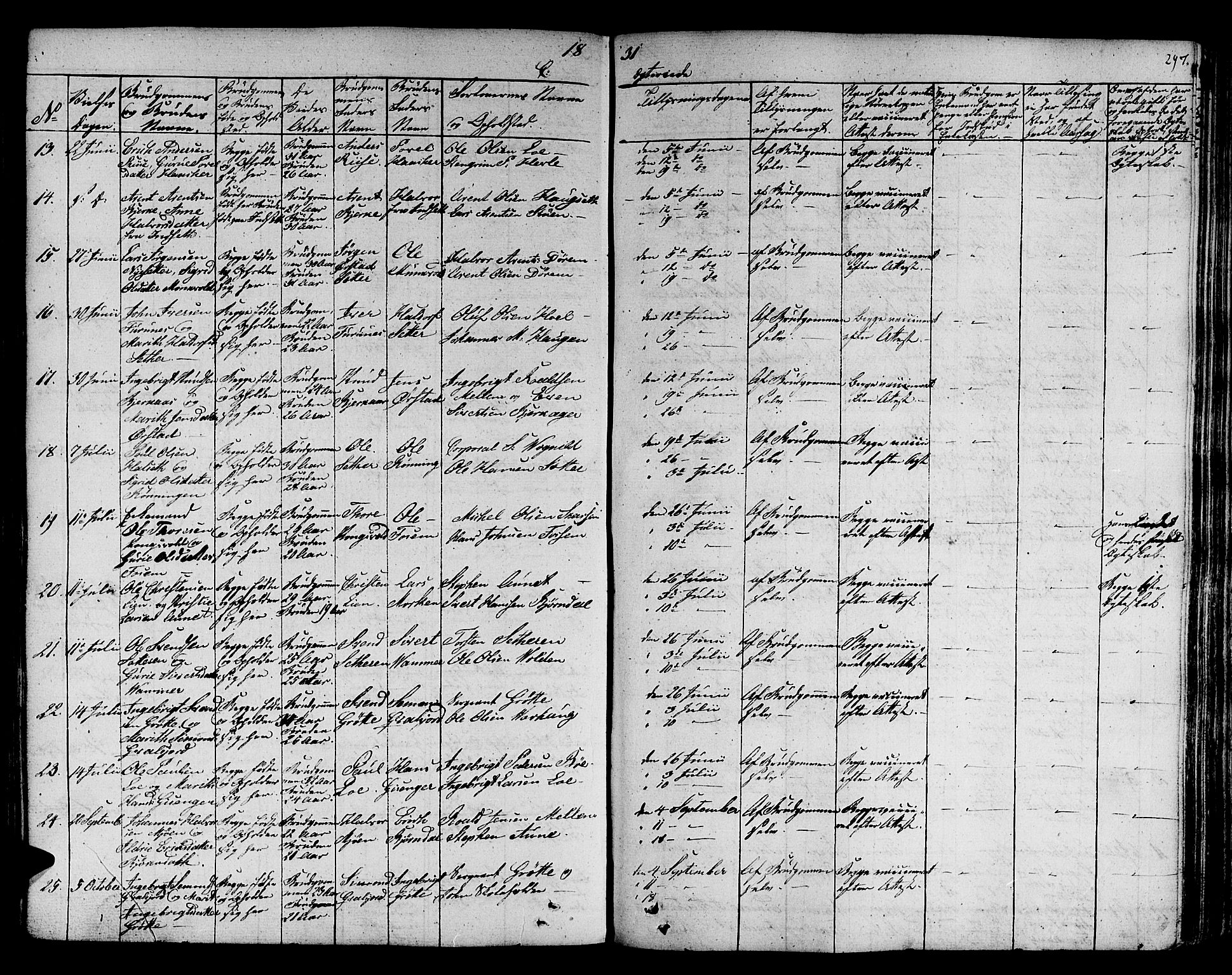 Ministerialprotokoller, klokkerbøker og fødselsregistre - Sør-Trøndelag, AV/SAT-A-1456/678/L0897: Parish register (official) no. 678A06-07, 1821-1847, p. 297