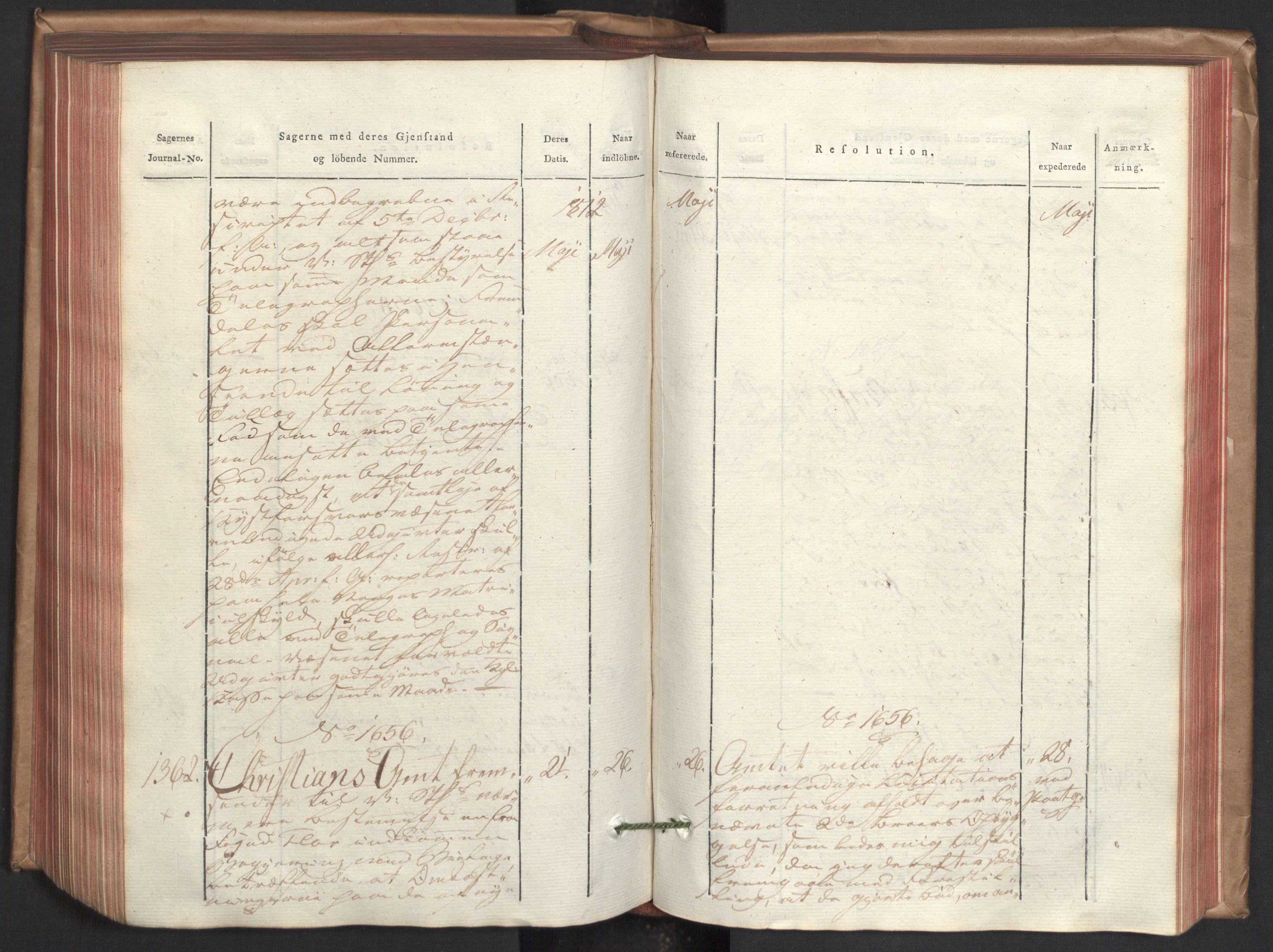 Stattholderembetet 1810-1814, 2. kontor (Kontor B), AV/RA-EA-5432/Ab/L0003: Referatprotokoll,  j.nr. 1002-1448,  l.nr. 1180-1780, 1812, p. 229