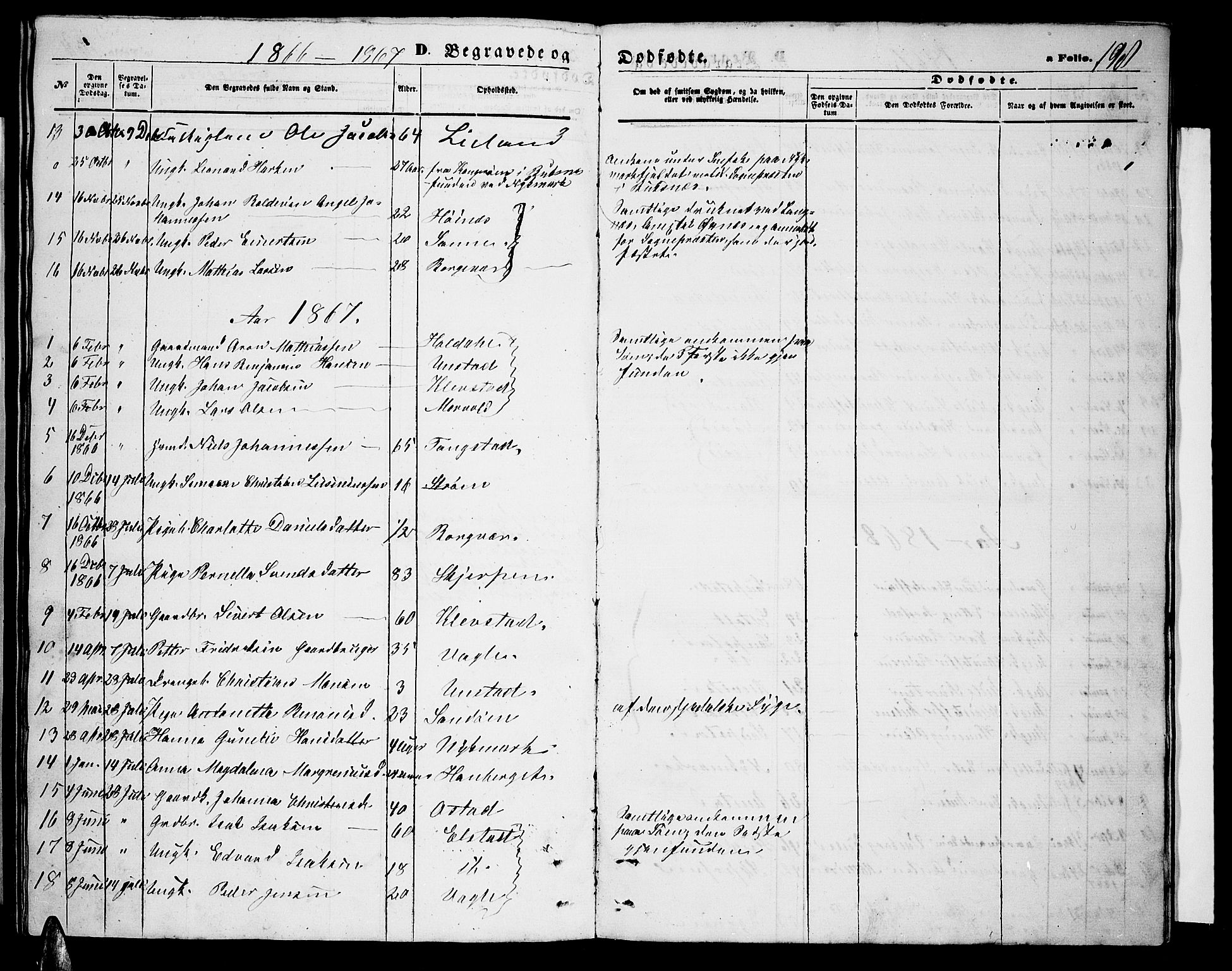 Ministerialprotokoller, klokkerbøker og fødselsregistre - Nordland, SAT/A-1459/880/L1140: Parish register (copy) no. 880C02, 1861-1875, p. 198