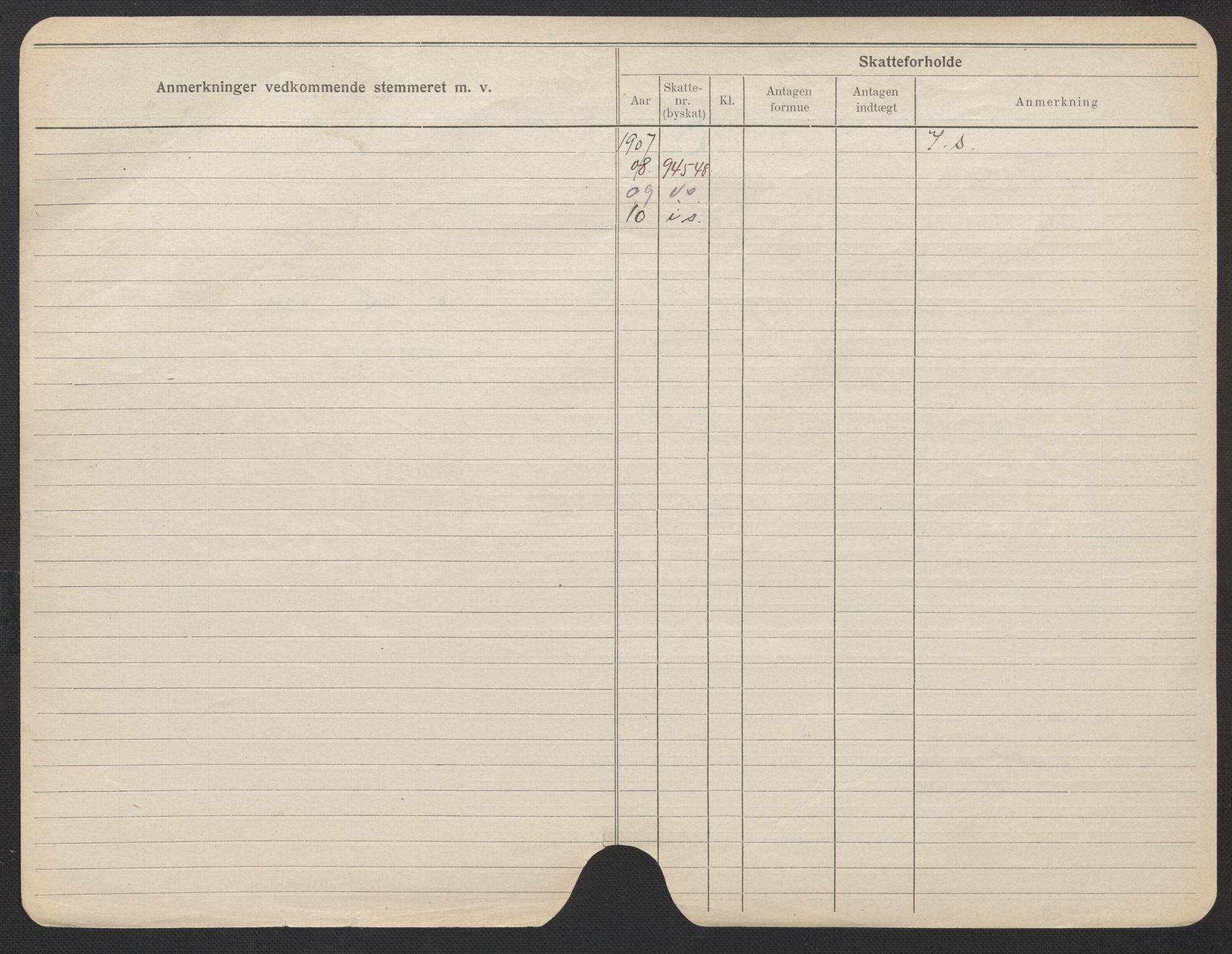 Oslo folkeregister, Registerkort, AV/SAO-A-11715/F/Fa/Fac/L0024: Kvinner, 1906-1914, p. 208b