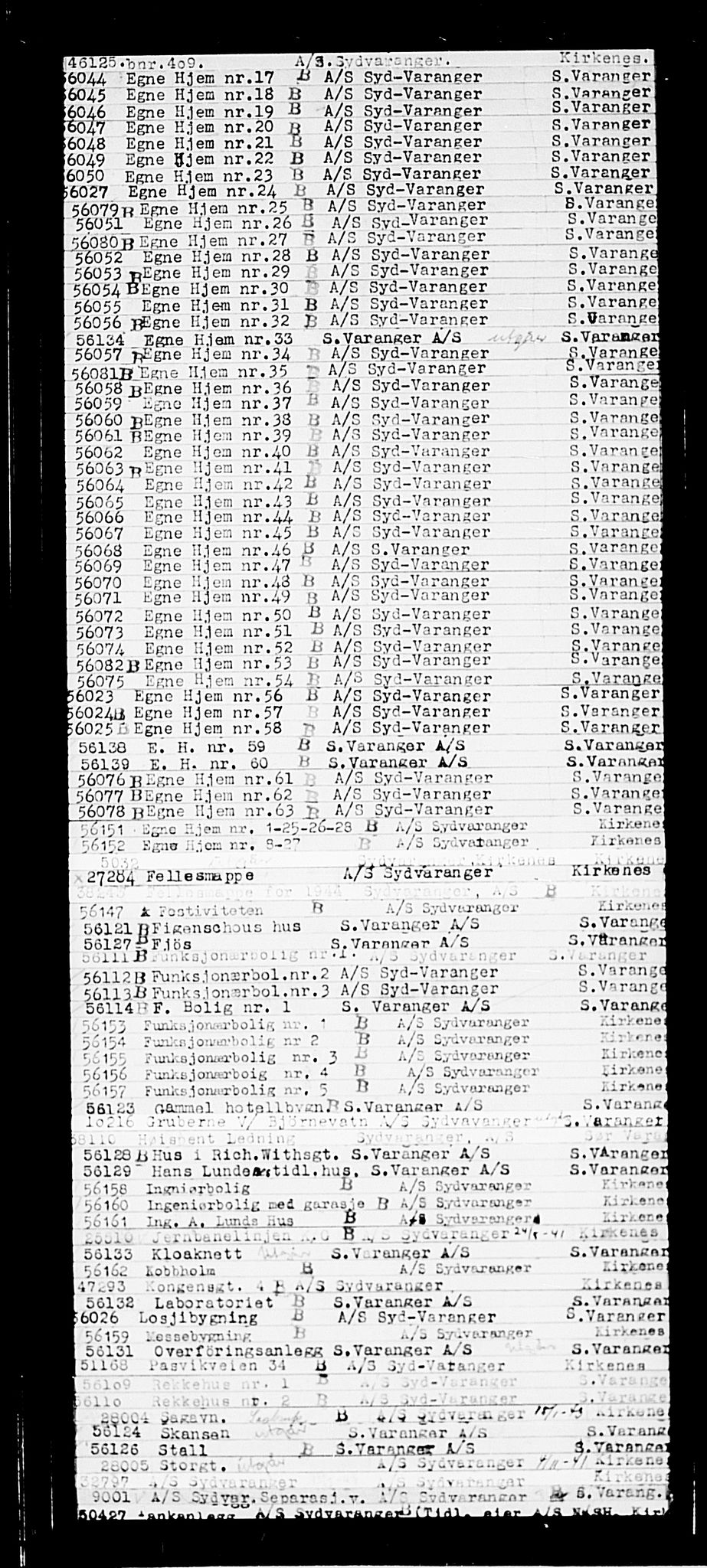 Krigsskadetrygdene for bygninger og løsøre, RA/S-1548/V/L0014: --, 1940-1945, p. 989