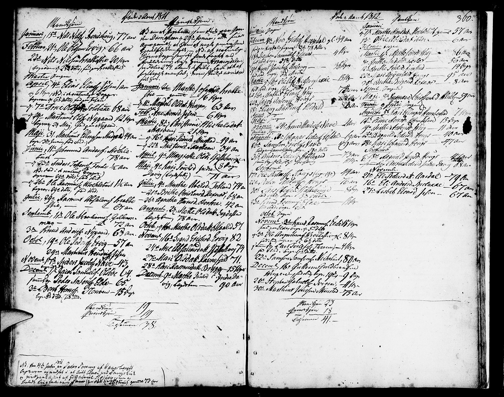 Davik sokneprestembete, SAB/A-79701/H/Haa/Haaa/L0002: Parish register (official) no. A 2, 1742-1816, p. 360