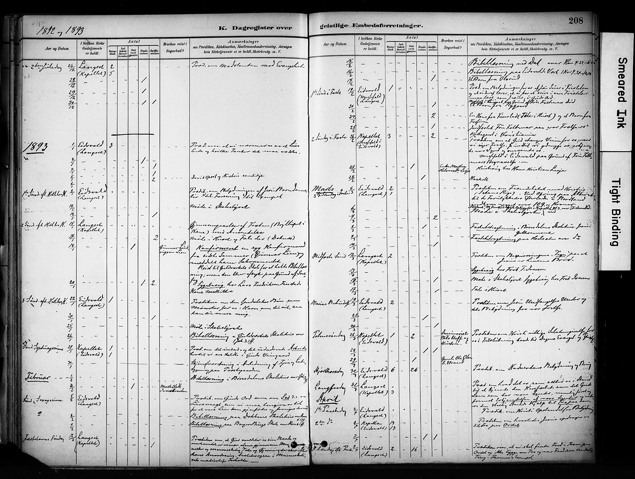 Eidsvoll prestekontor Kirkebøker, SAO/A-10888/F/Fa/L0003: Parish register (official) no. I 3, 1882-1895, p. 208