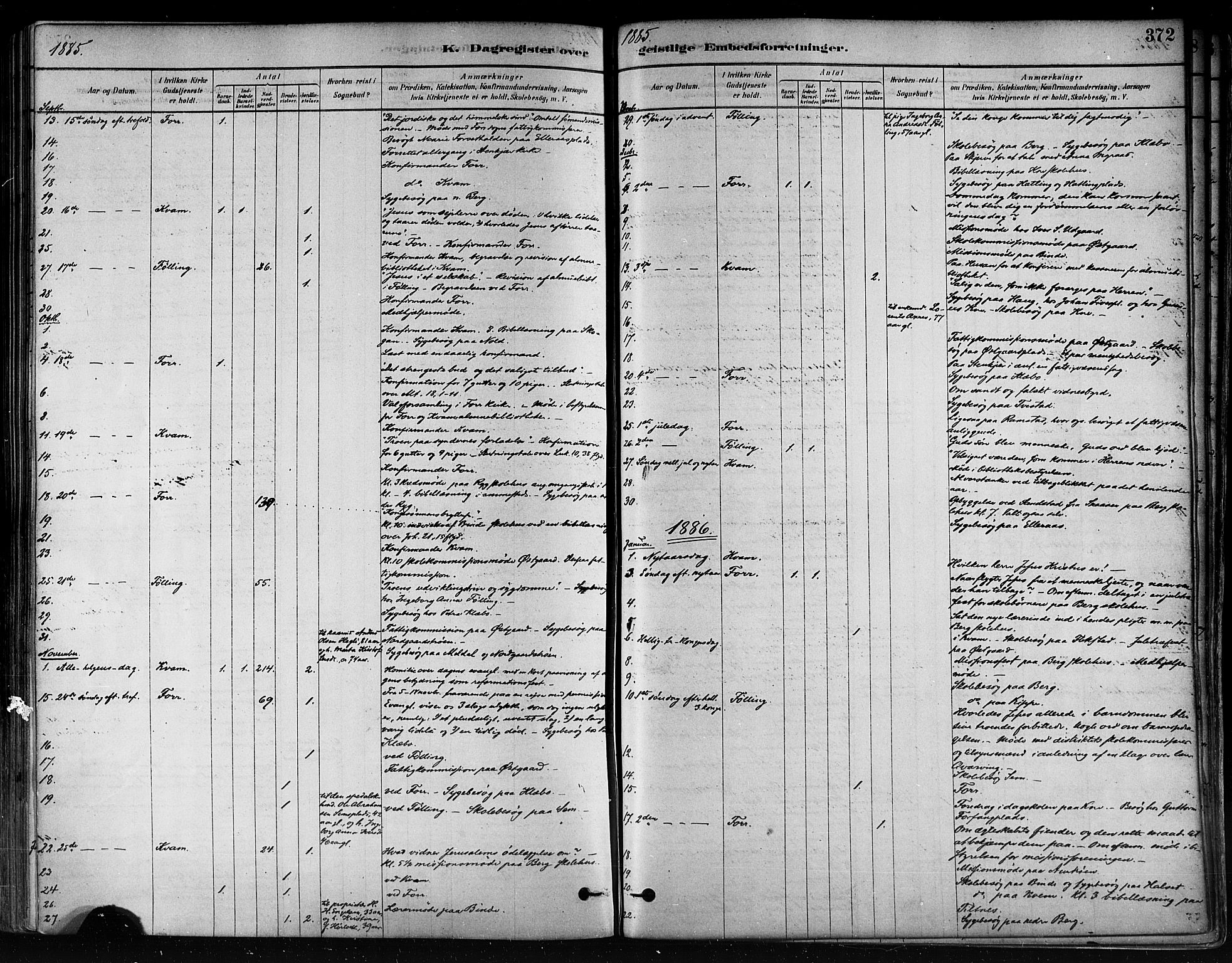 Ministerialprotokoller, klokkerbøker og fødselsregistre - Nord-Trøndelag, SAT/A-1458/746/L0448: Parish register (official) no. 746A07 /1, 1878-1900, p. 372