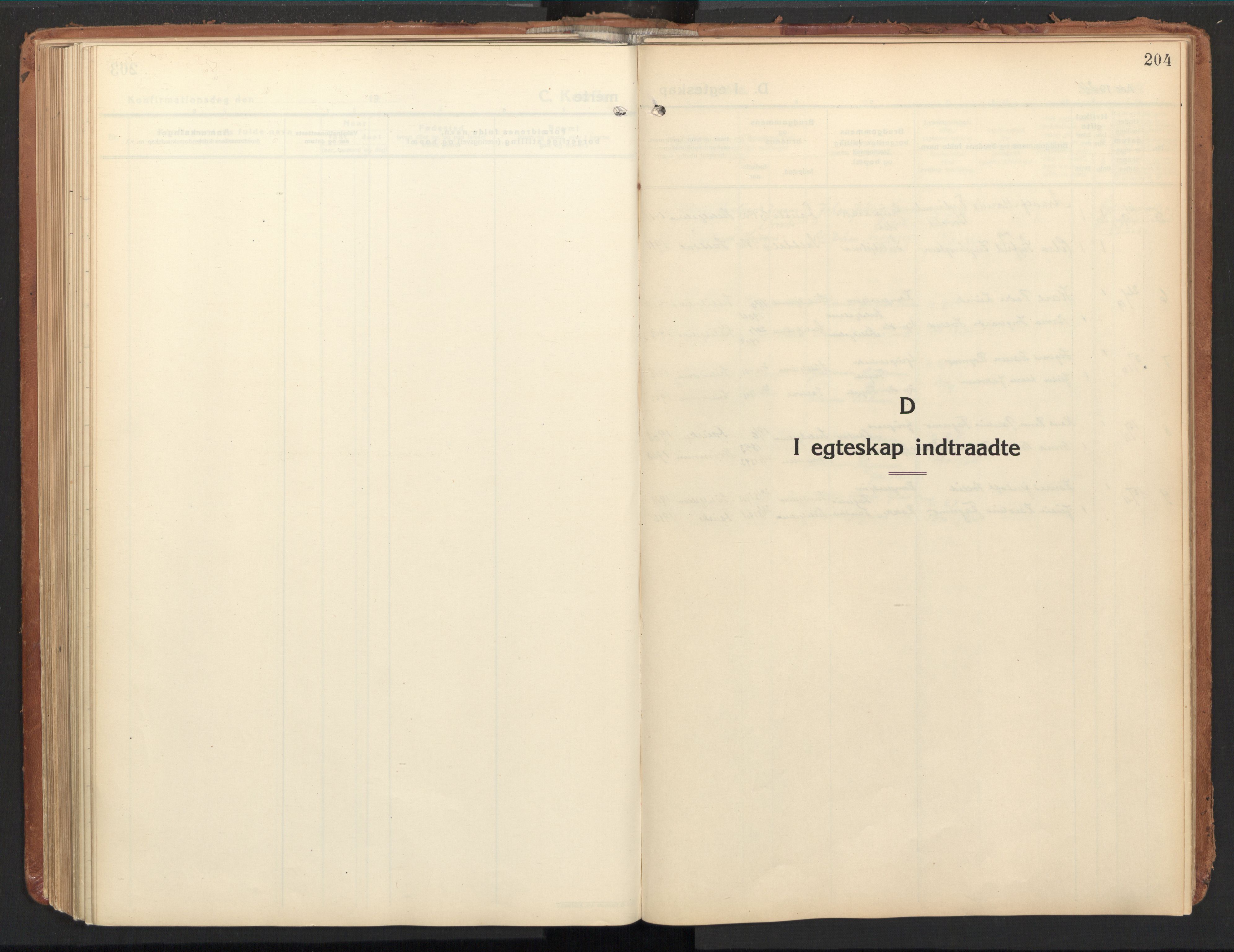 Ministerialprotokoller, klokkerbøker og fødselsregistre - Nordland, SAT/A-1459/850/L0716: Curate's parish register no. 850B06, 1924-1938, p. 204