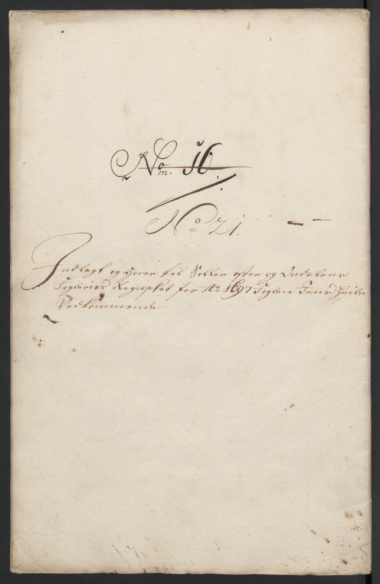 Rentekammeret inntil 1814, Reviderte regnskaper, Fogderegnskap, RA/EA-4092/R13/L0835: Fogderegnskap Solør, Odal og Østerdal, 1697, p. 280