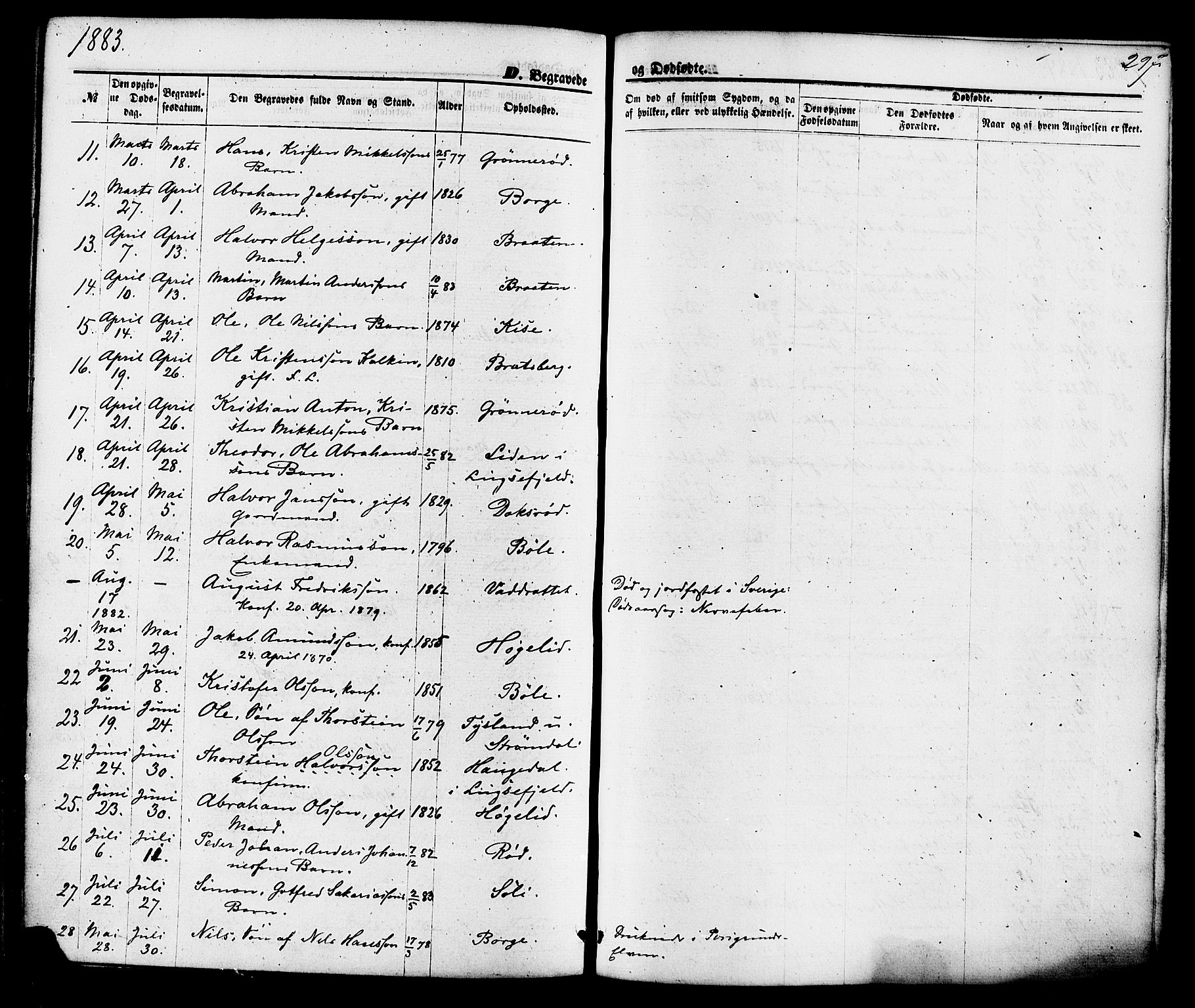 Gjerpen kirkebøker, SAKO/A-265/F/Fa/L0009: Parish register (official) no. I 9, 1872-1885, p. 297
