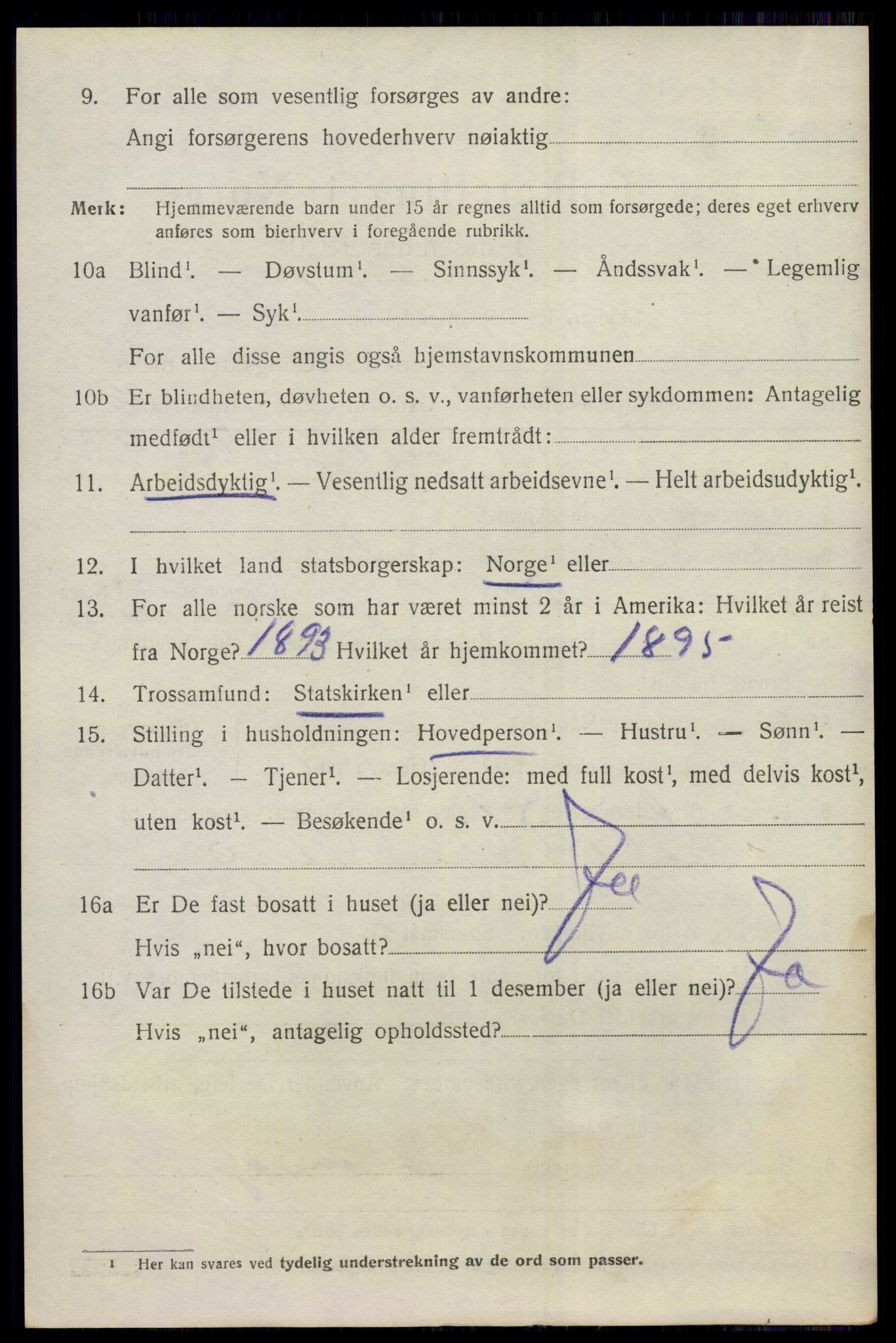 SAKO, 1920 census for Nes (Buskerud), 1920, p. 3061