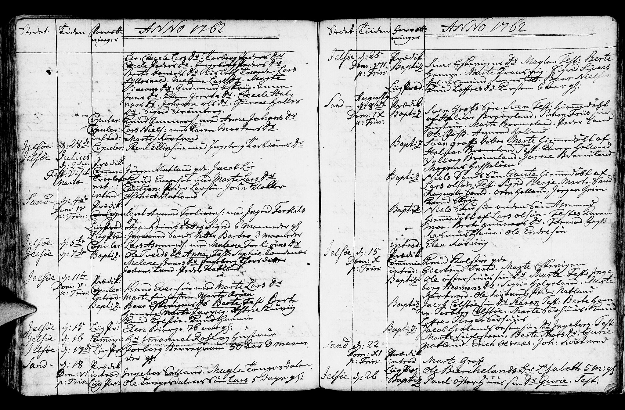 Jelsa sokneprestkontor, AV/SAST-A-101842/01/IV: Parish register (official) no. A 2, 1753-1767