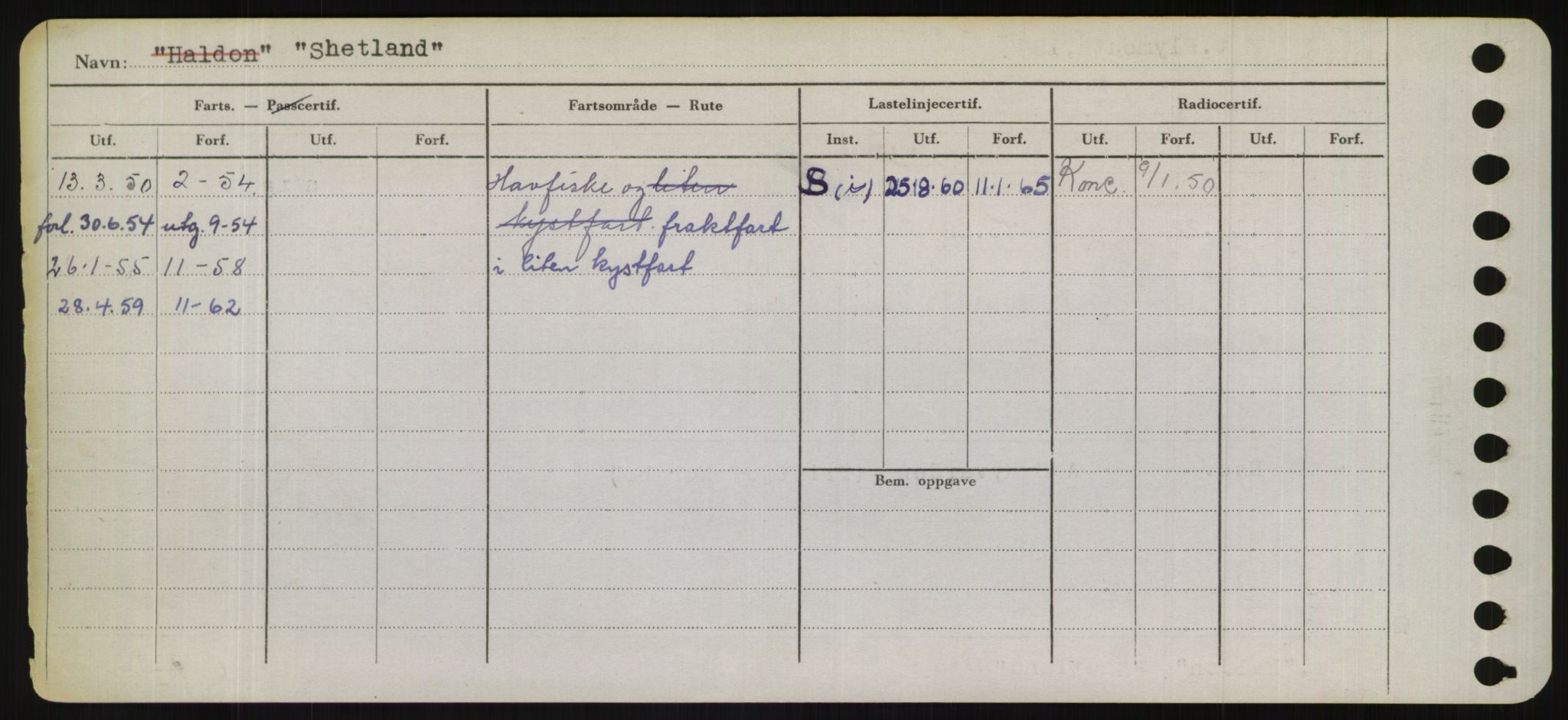 Sjøfartsdirektoratet med forløpere, Skipsmålingen, AV/RA-S-1627/H/Hd/L0033: Fartøy, Sevi-Sjø, p. 14